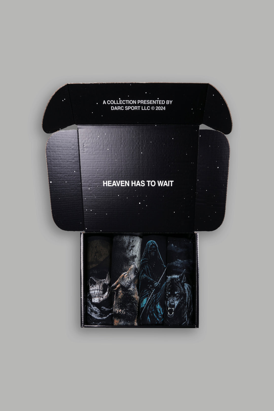 Heaven Has To Wait "Side By Side" Tee Box Set in Black