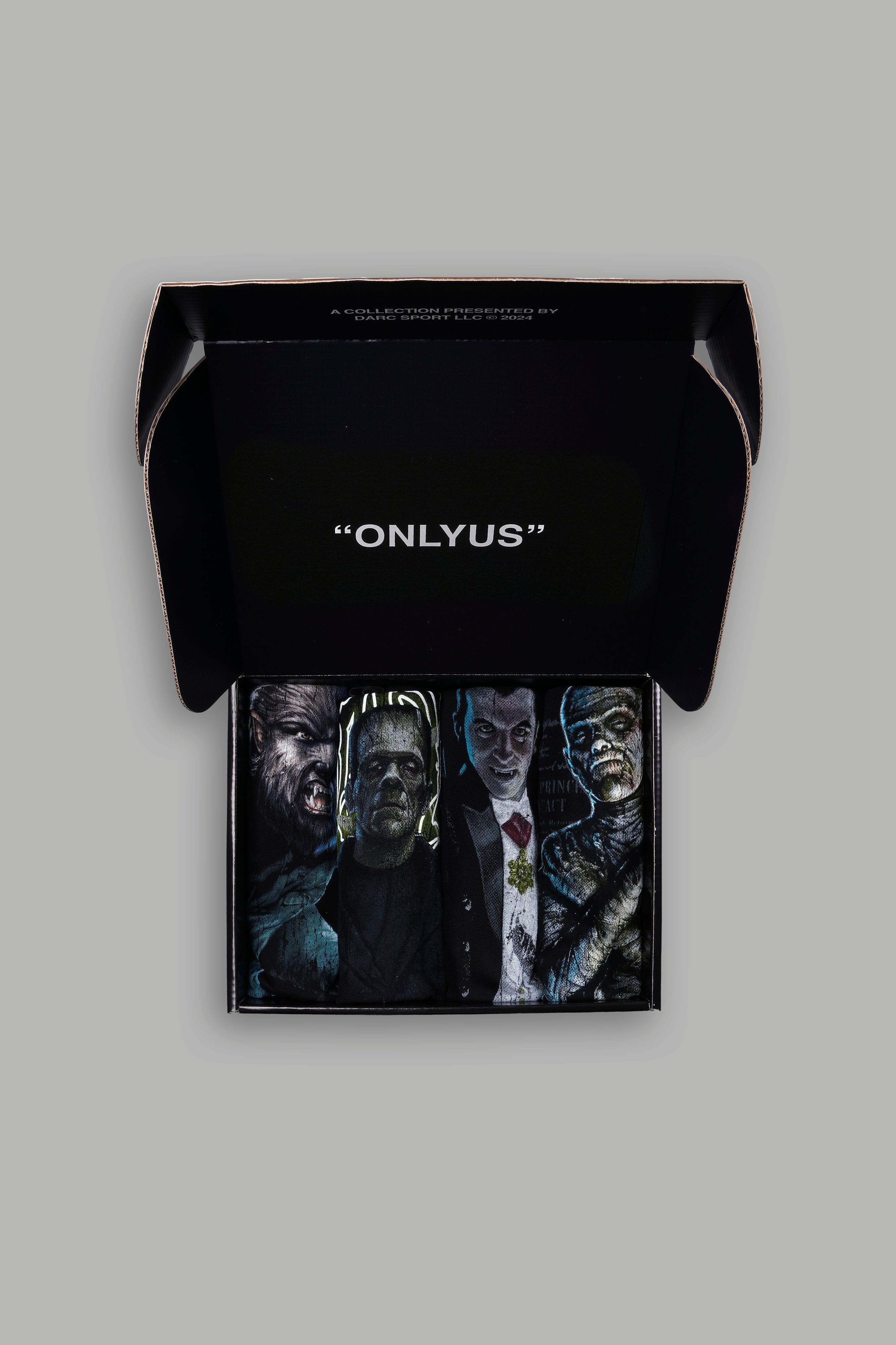 Universal Monsters "Side-By-Side" Tee Box Set in Black