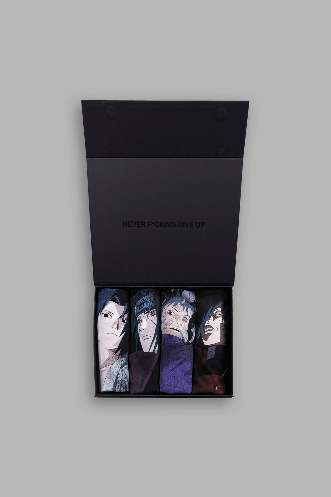 Uchiha Clan "Side-By-Side" Tee Box Set in Black