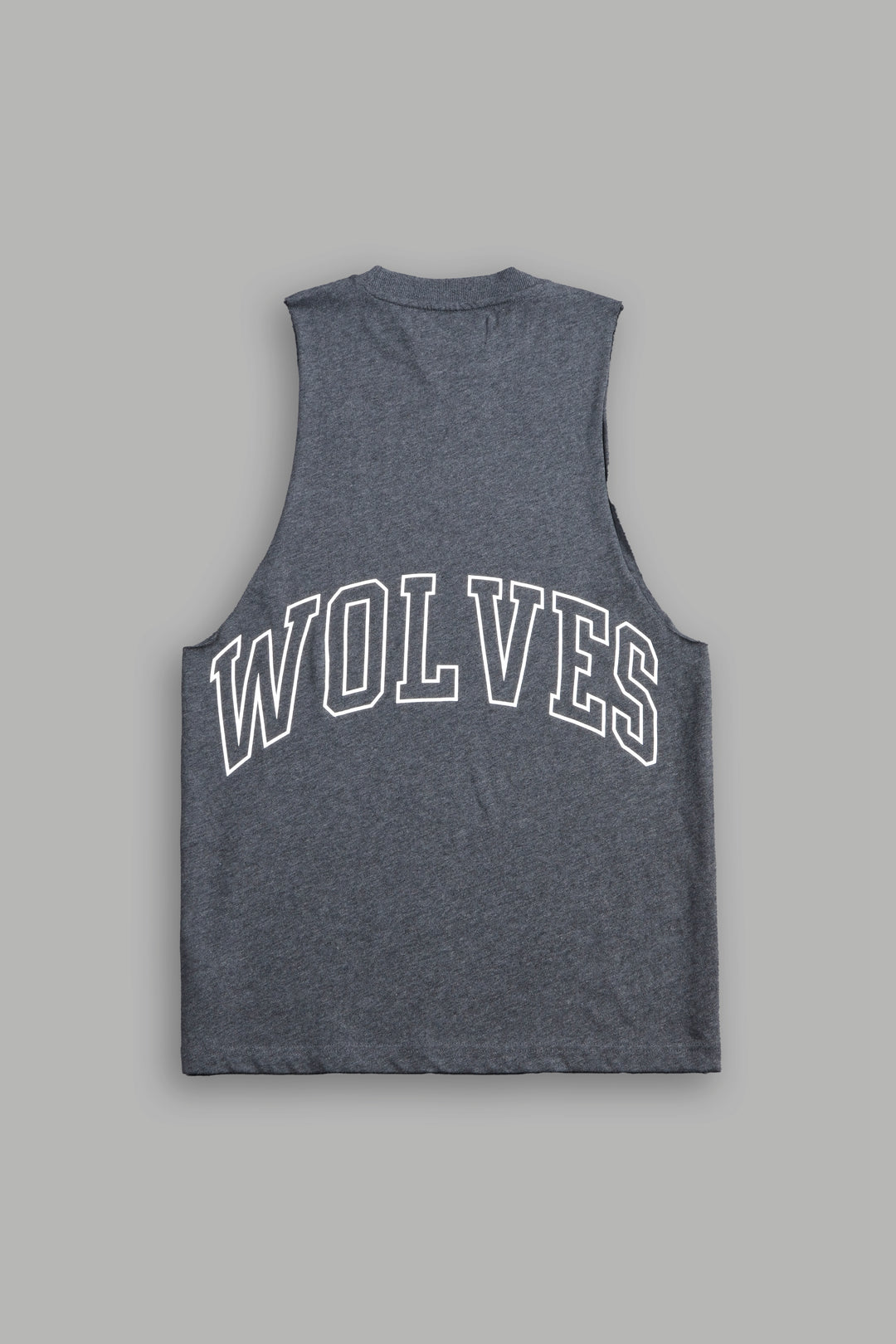 Wolves House "Tommy" Muscle Tee in Darc Heather Gray