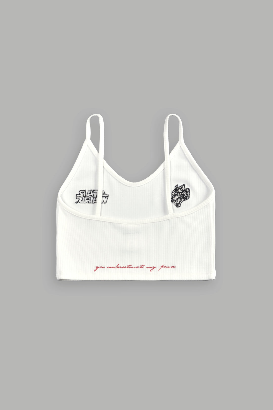 Star Wars Spaghetti Crop Tank in Cream