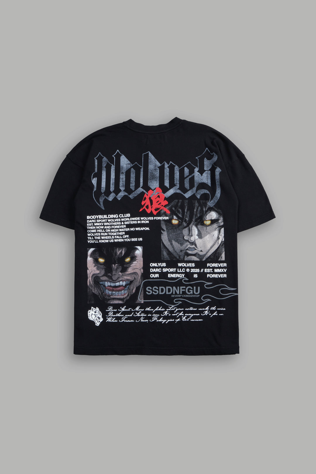 Hanma Legacy "Premium" Oversized Tee in Black