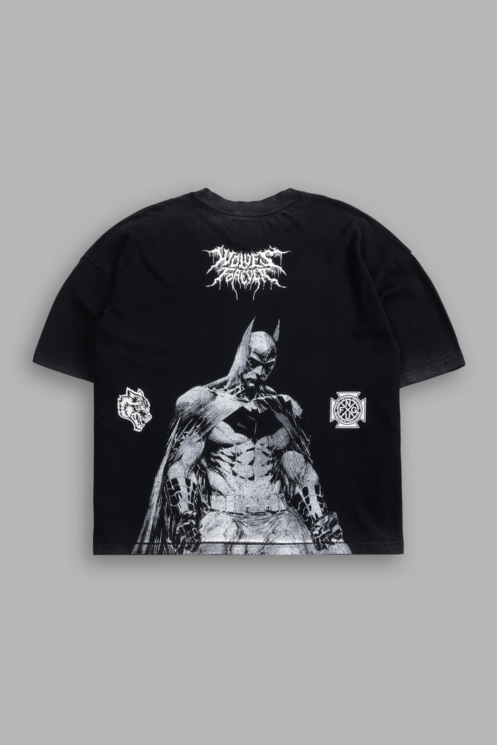 Where Shadows Begin Premium "Box Cut" Tee in Black