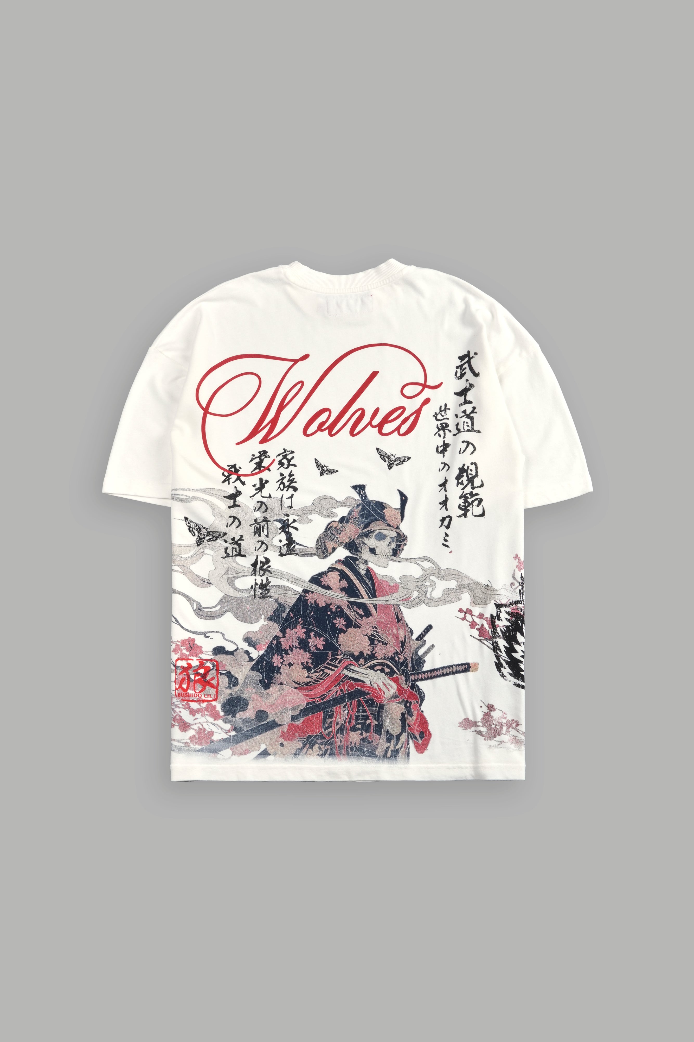 (1 Of 500) Death Bloom "Premium" Oversized Tee in Cream