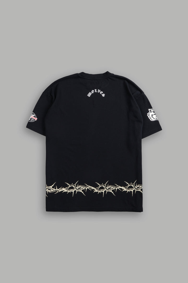Drip Hesh "Premium" Oversized Tee in Black/White