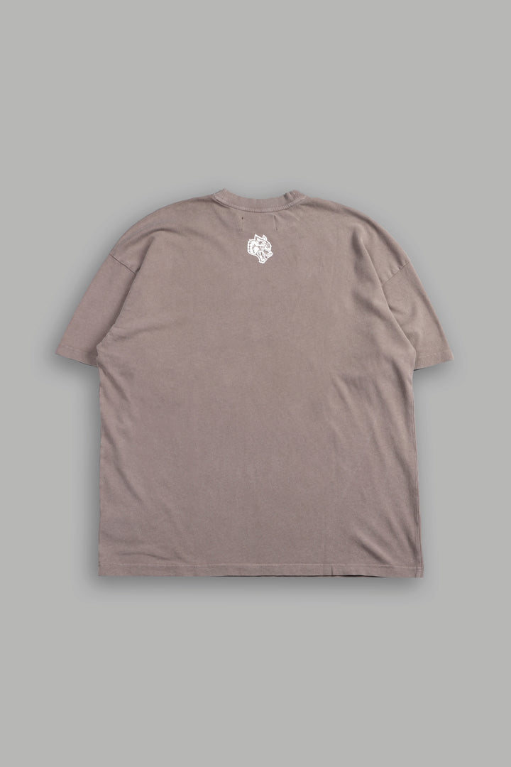 Ds Corazon Premium Oversized Tee In Mojave Brown