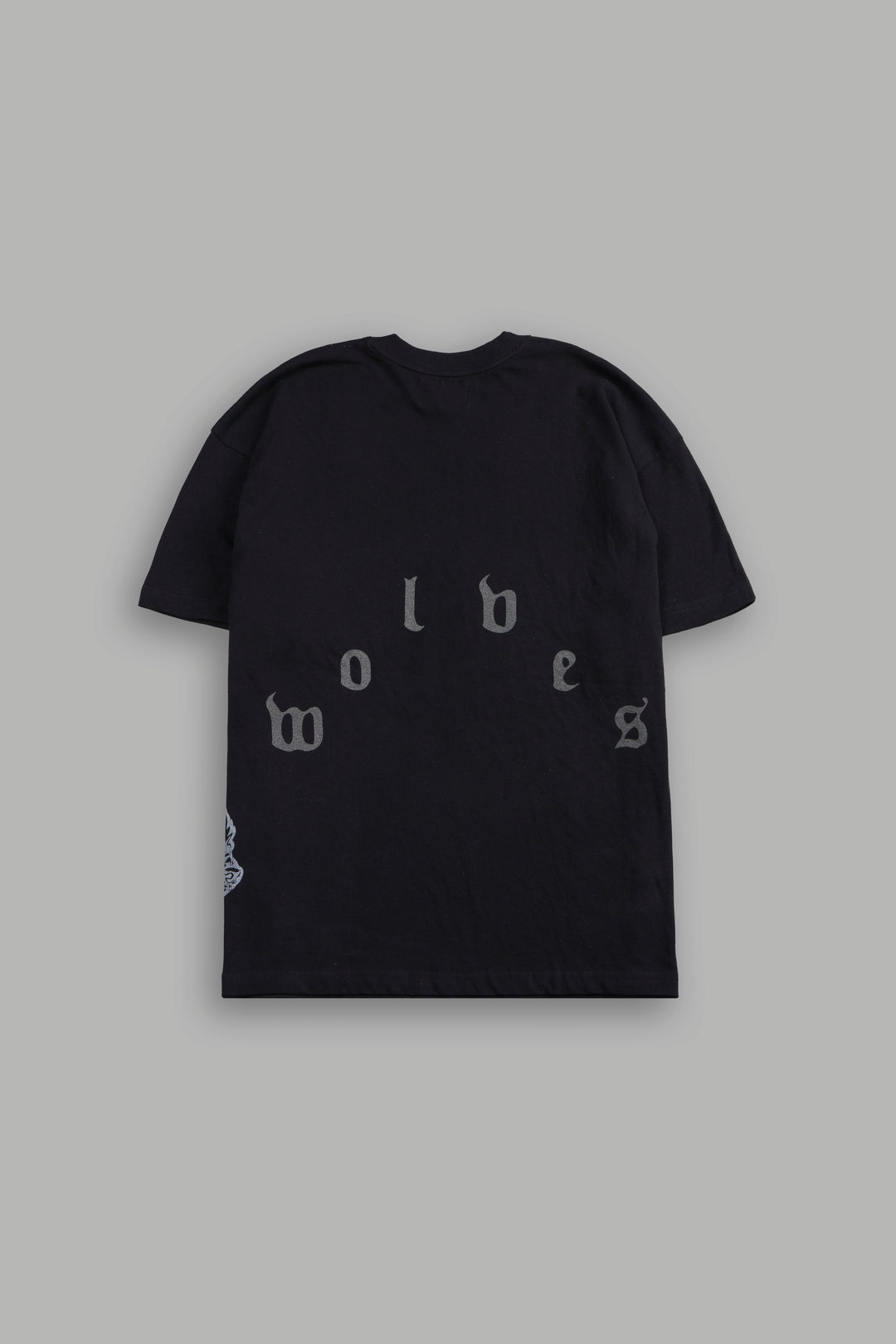 Darc Joke Side-By-Side Series Premium Oversized Tee in Black
