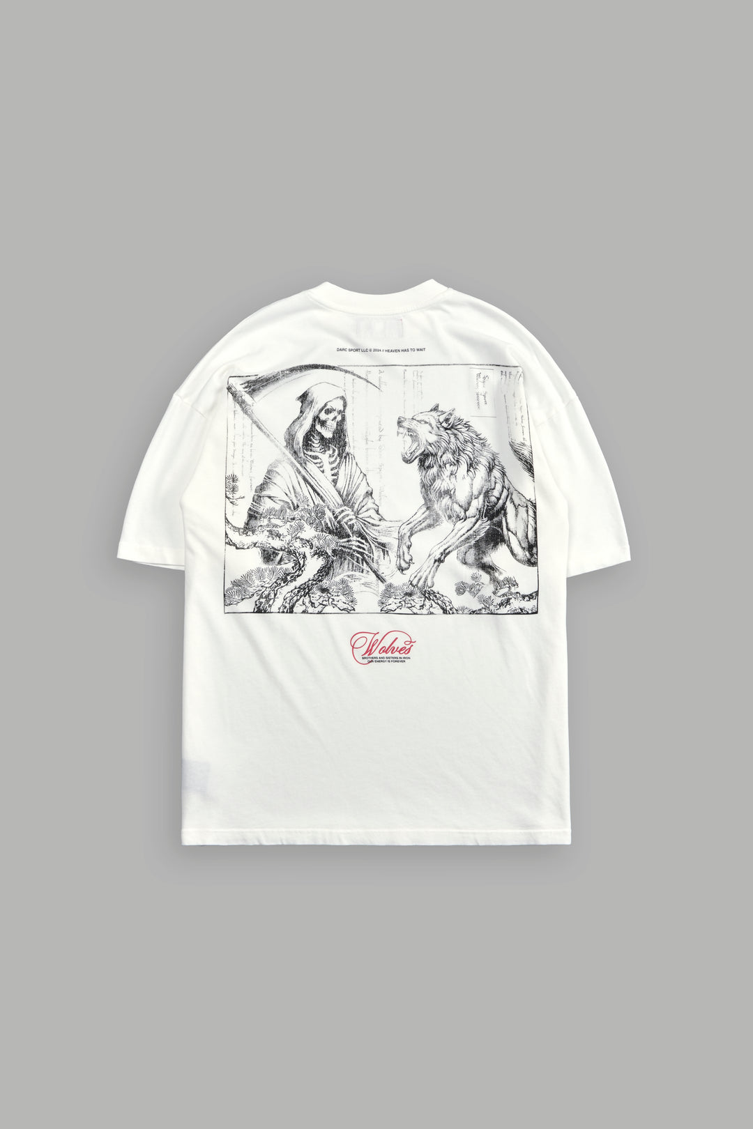 (1 OF 500) Have No Fear "Premium" Oversized Tee in Cream