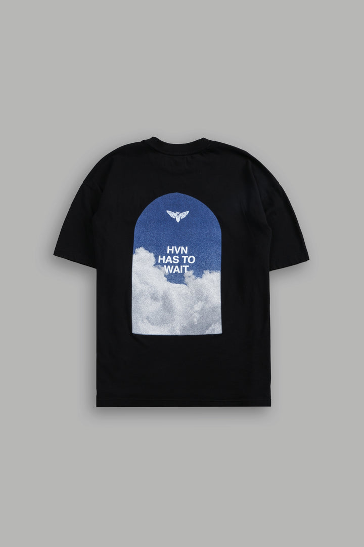 Window to Heaven "Premium" Oversized Tee in Black