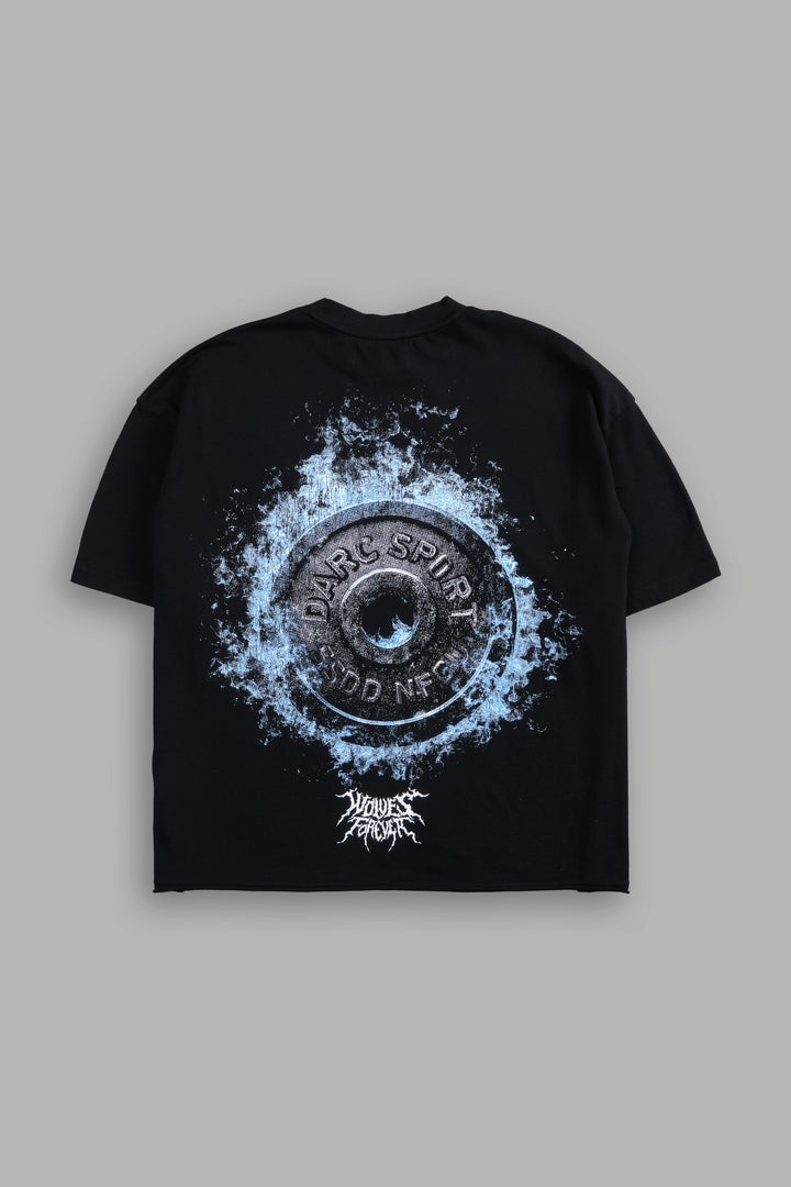 SSDD V2 Premium Raw Hem "Box Cut" Tee in Black