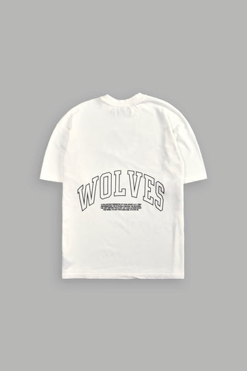 Rock "Premium" Oversized Tee in Cream