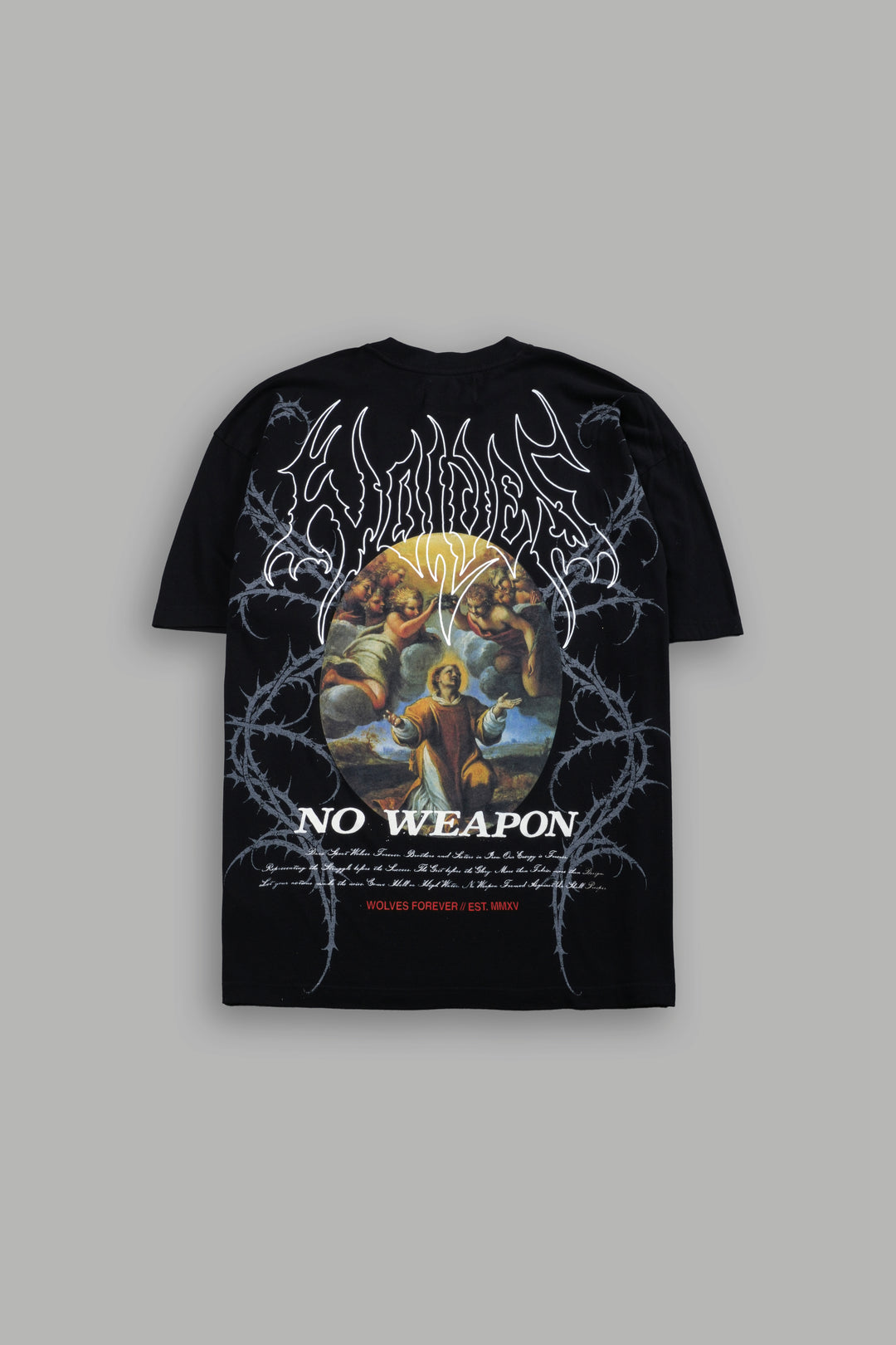 Beyond Premium Oversized Tee in Black