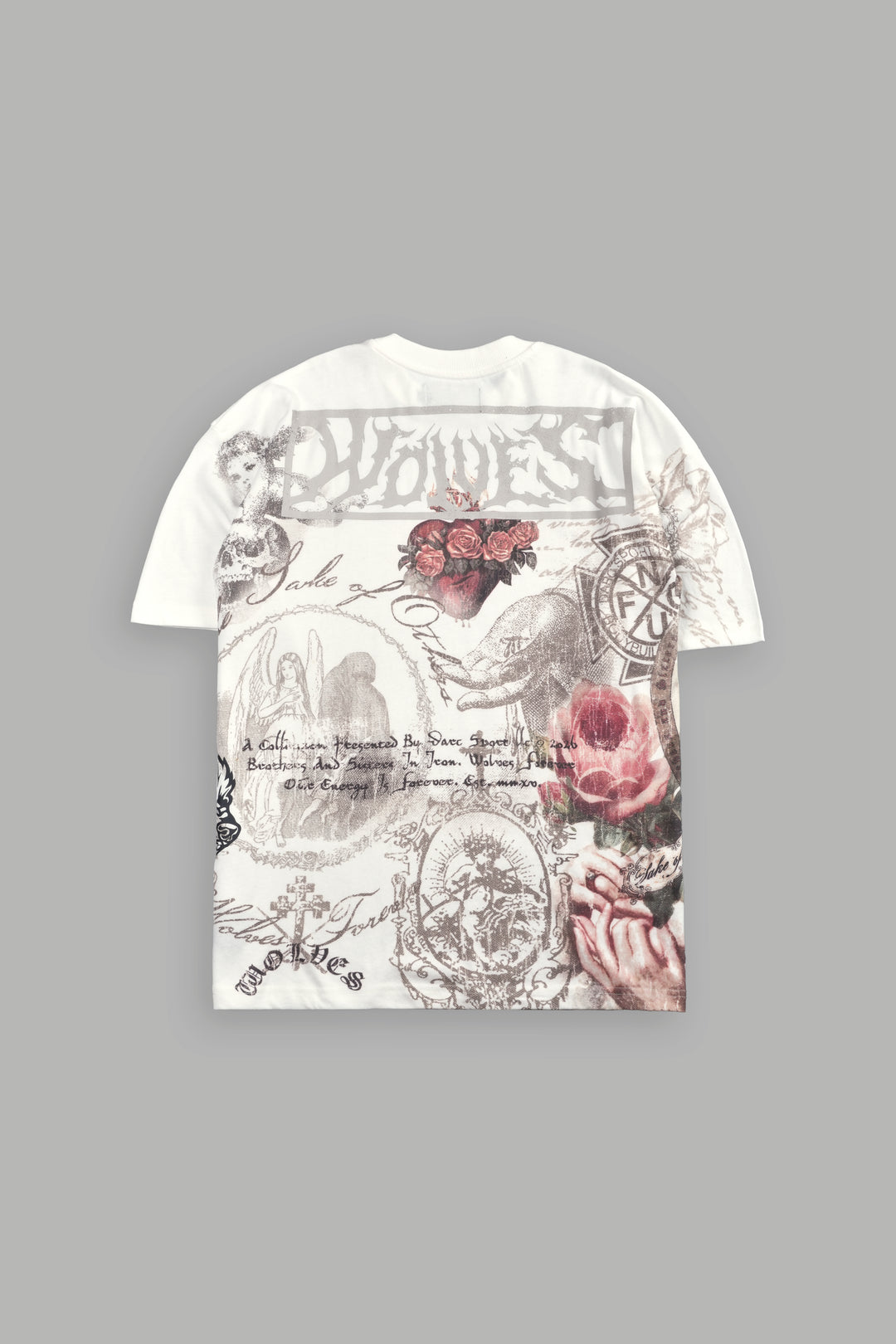 Heart of Thorns Premium Oversized Tee in Cream