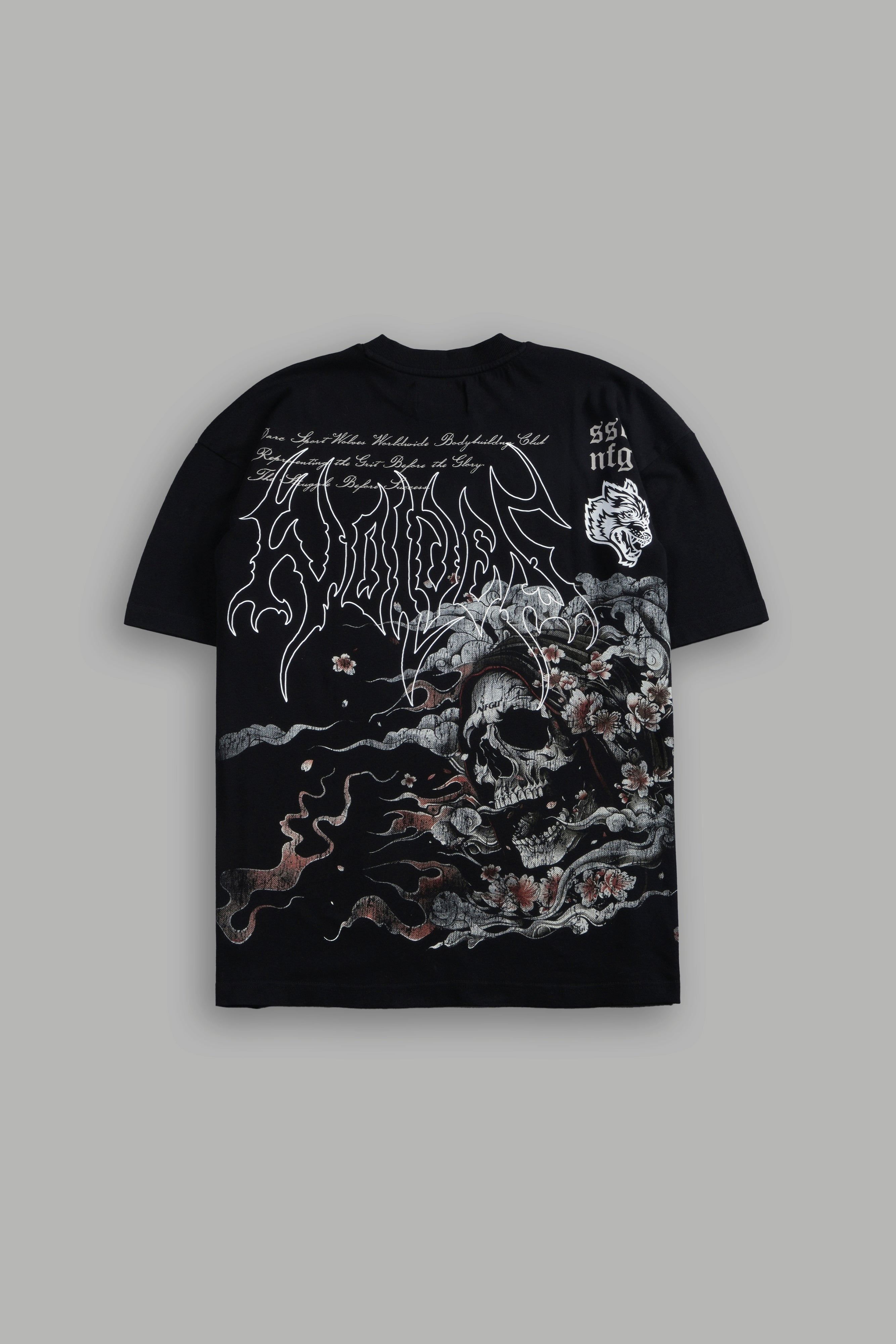 Shonen's Past "Premium" Oversized Tee in Black