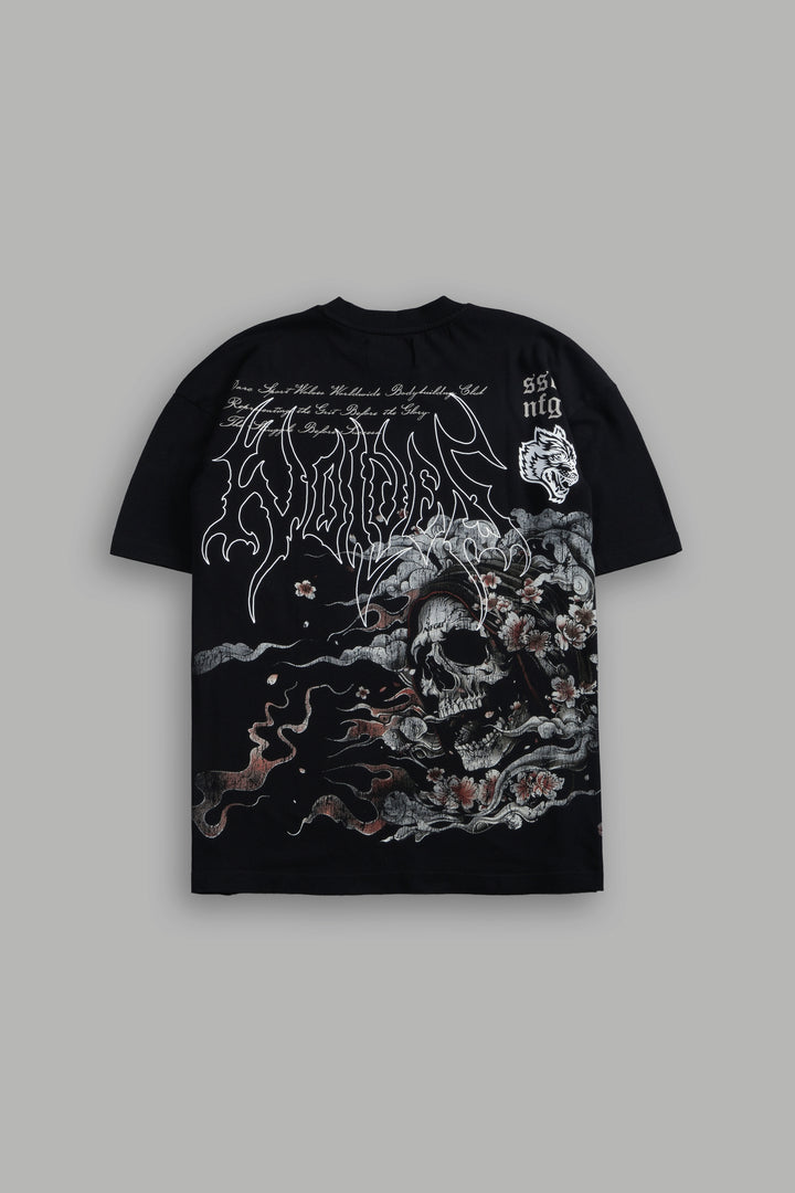 Shonen's Past "Premium" Oversized Tee in Black