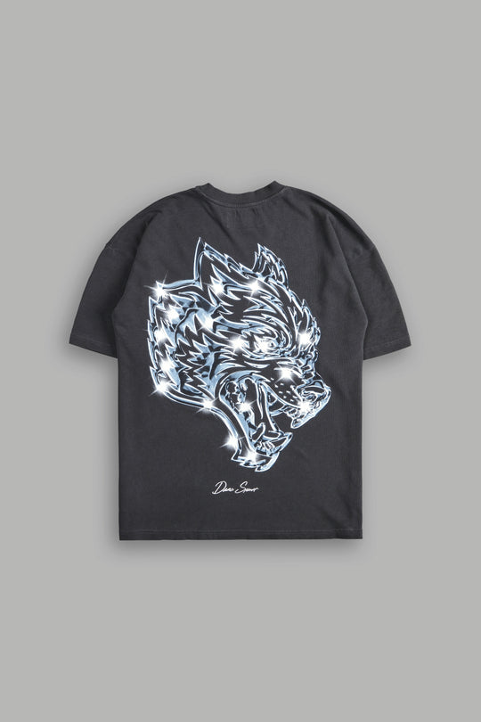 Wolf Patch V2 Comfy Socks in Blush Pink