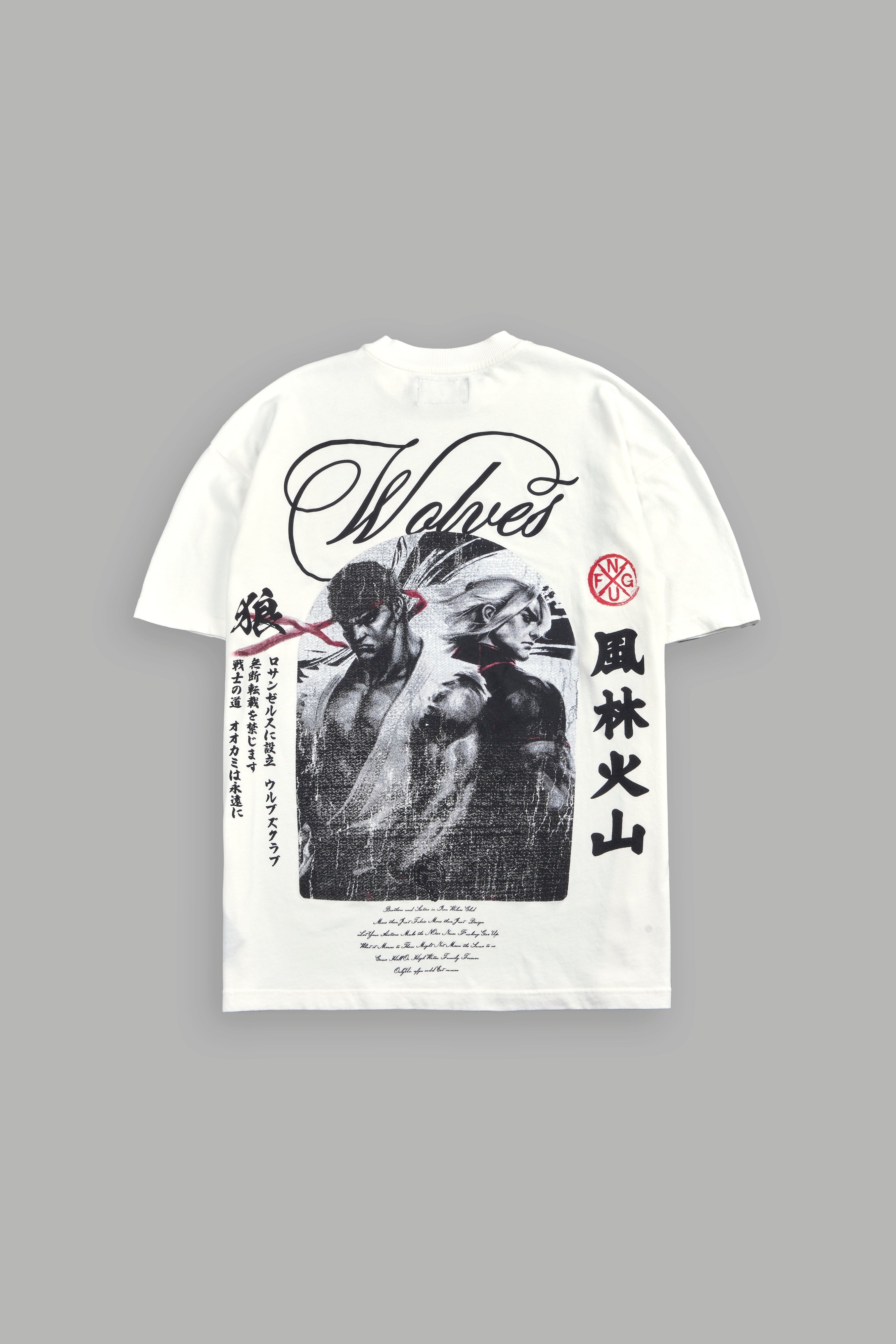 (1 OF 500) Final Strike "Premium" Oversized Tee in Cream