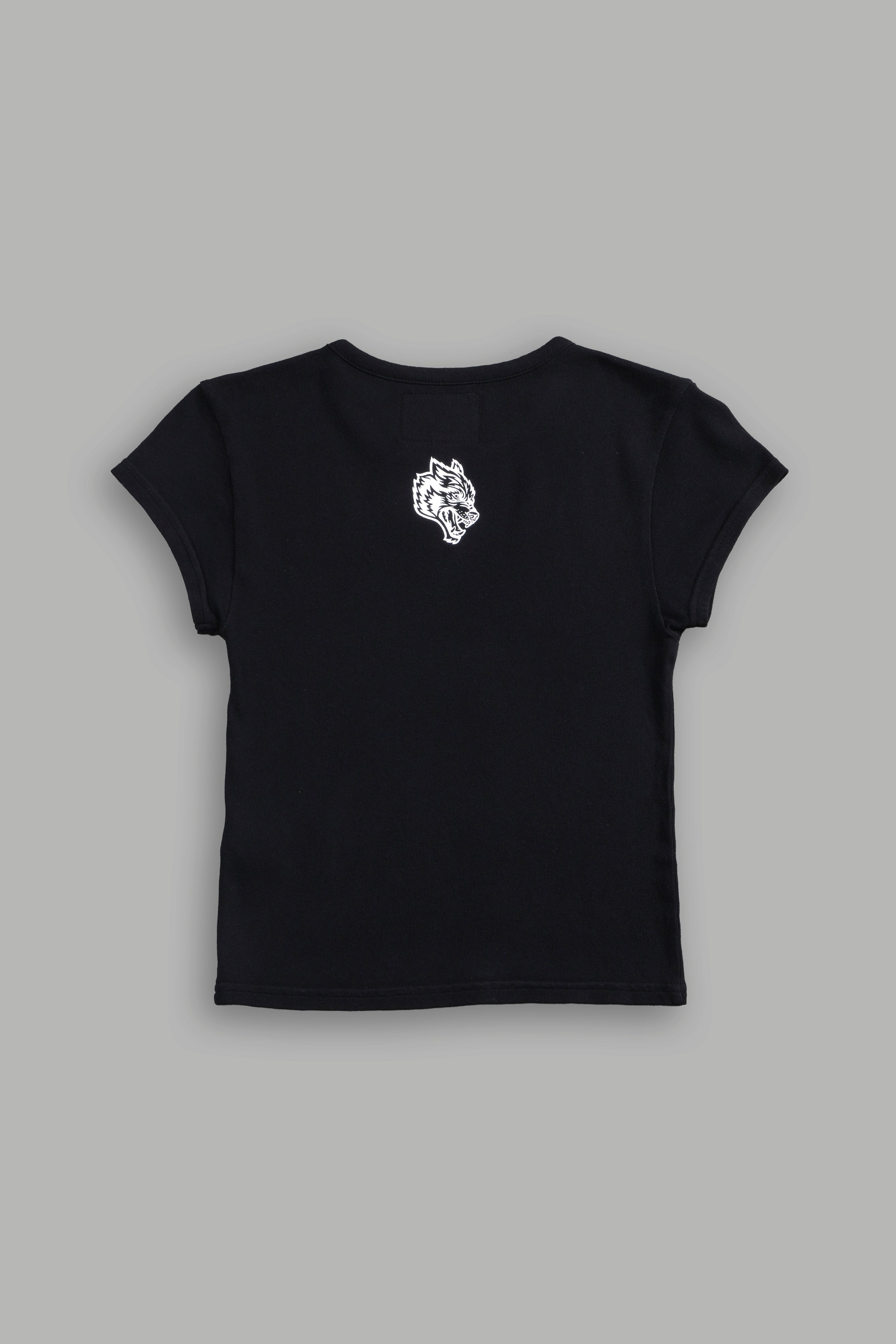 Her Energy "Baby" Tee in Black