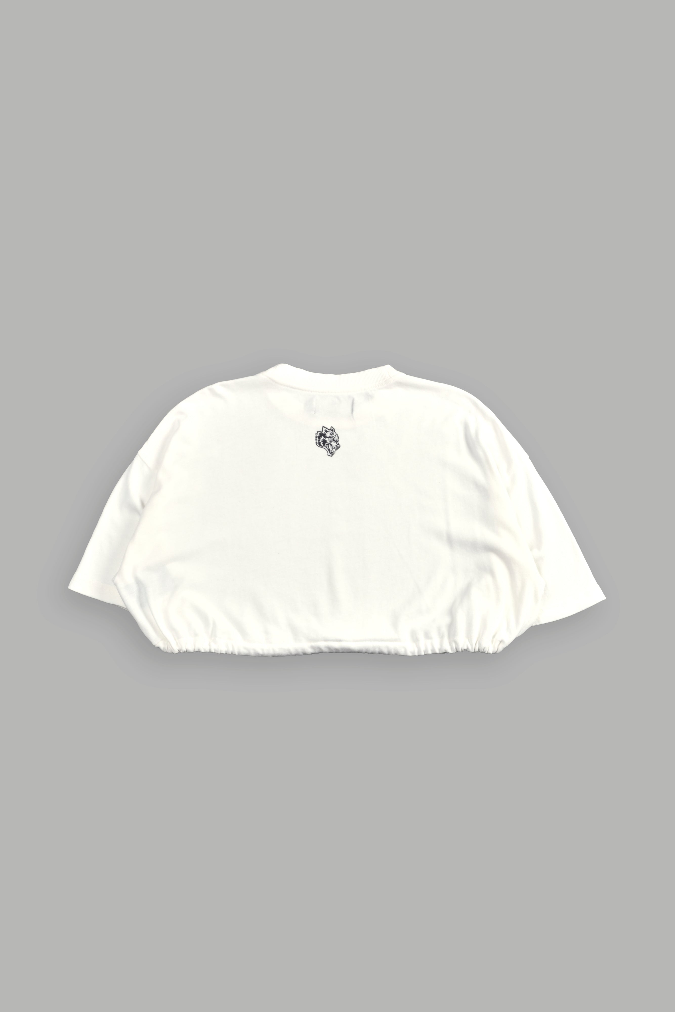 Forged From Iron Bungee Cropped Tee in Cream