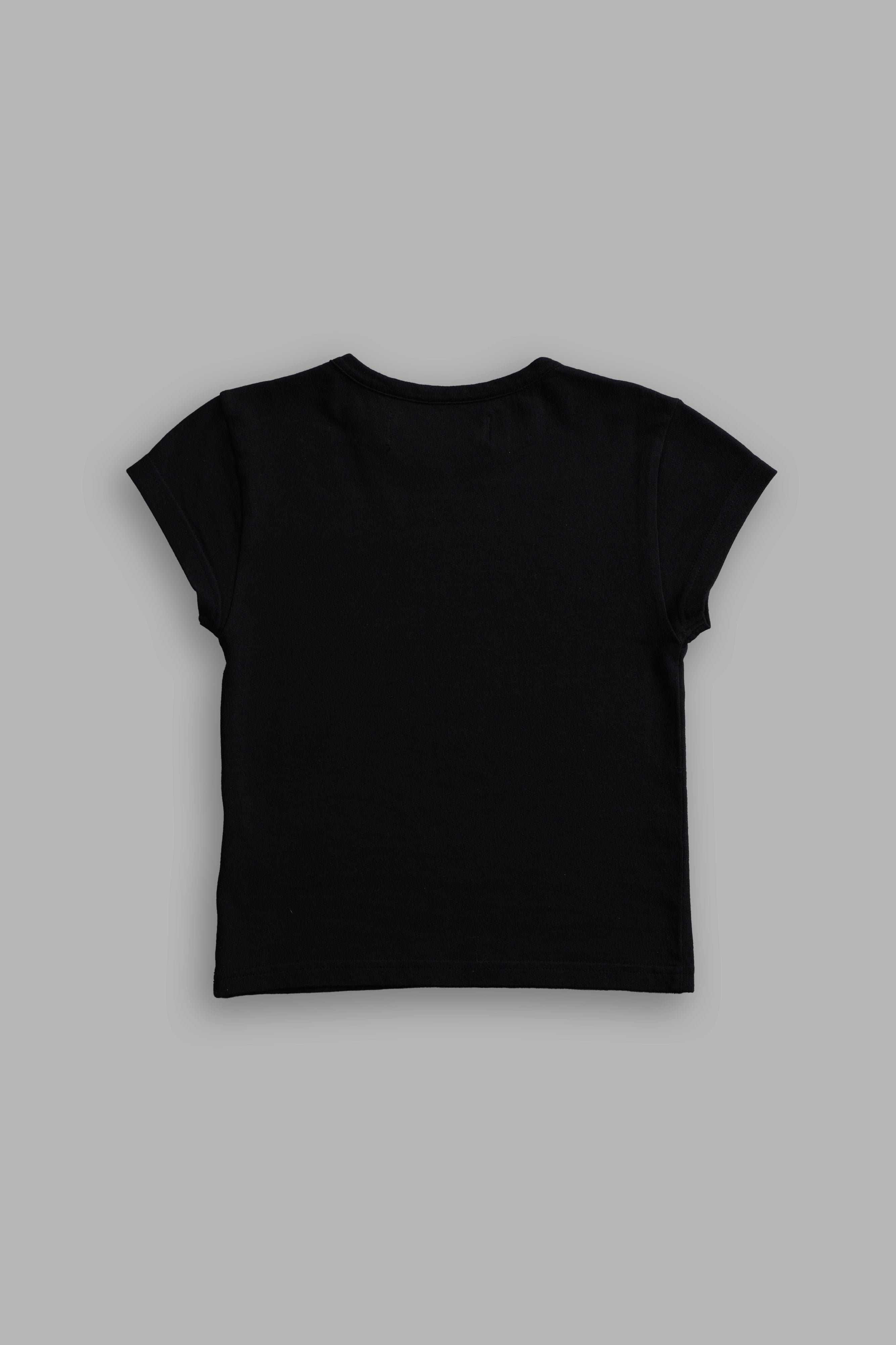 Scorpion Rose "Baby" Tee in Black