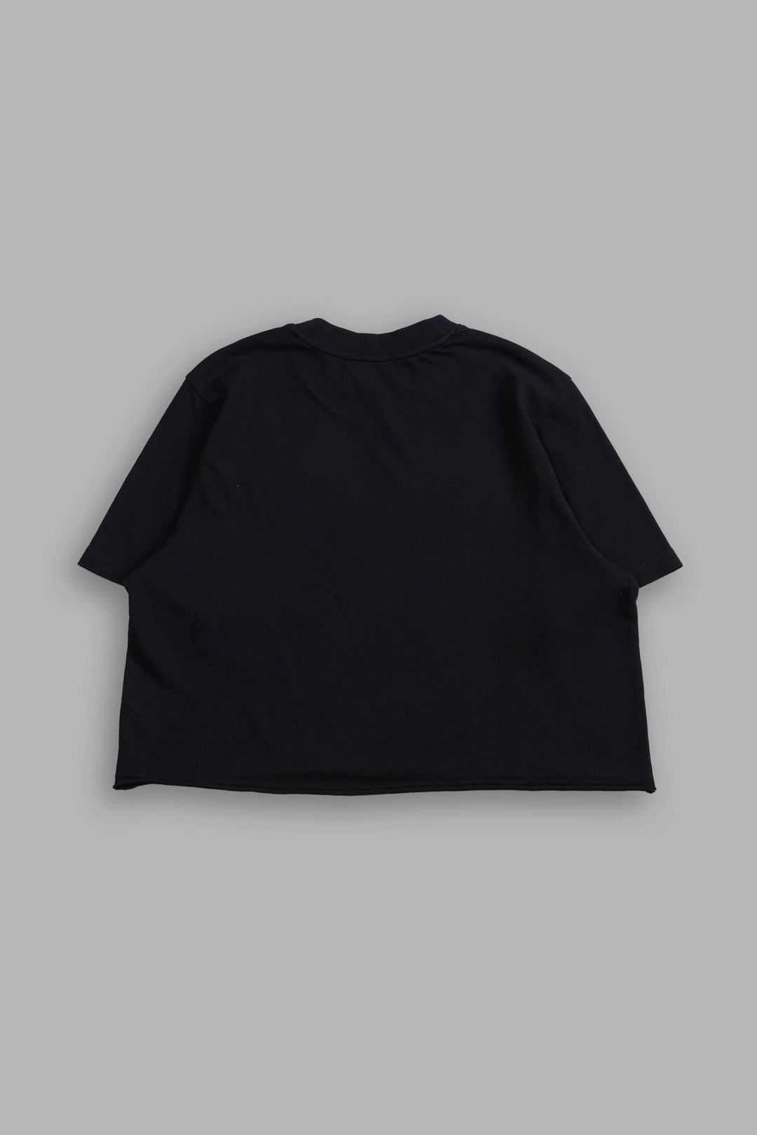 Crystal Code "Premium" Oversized (Cropped) Tee in Black