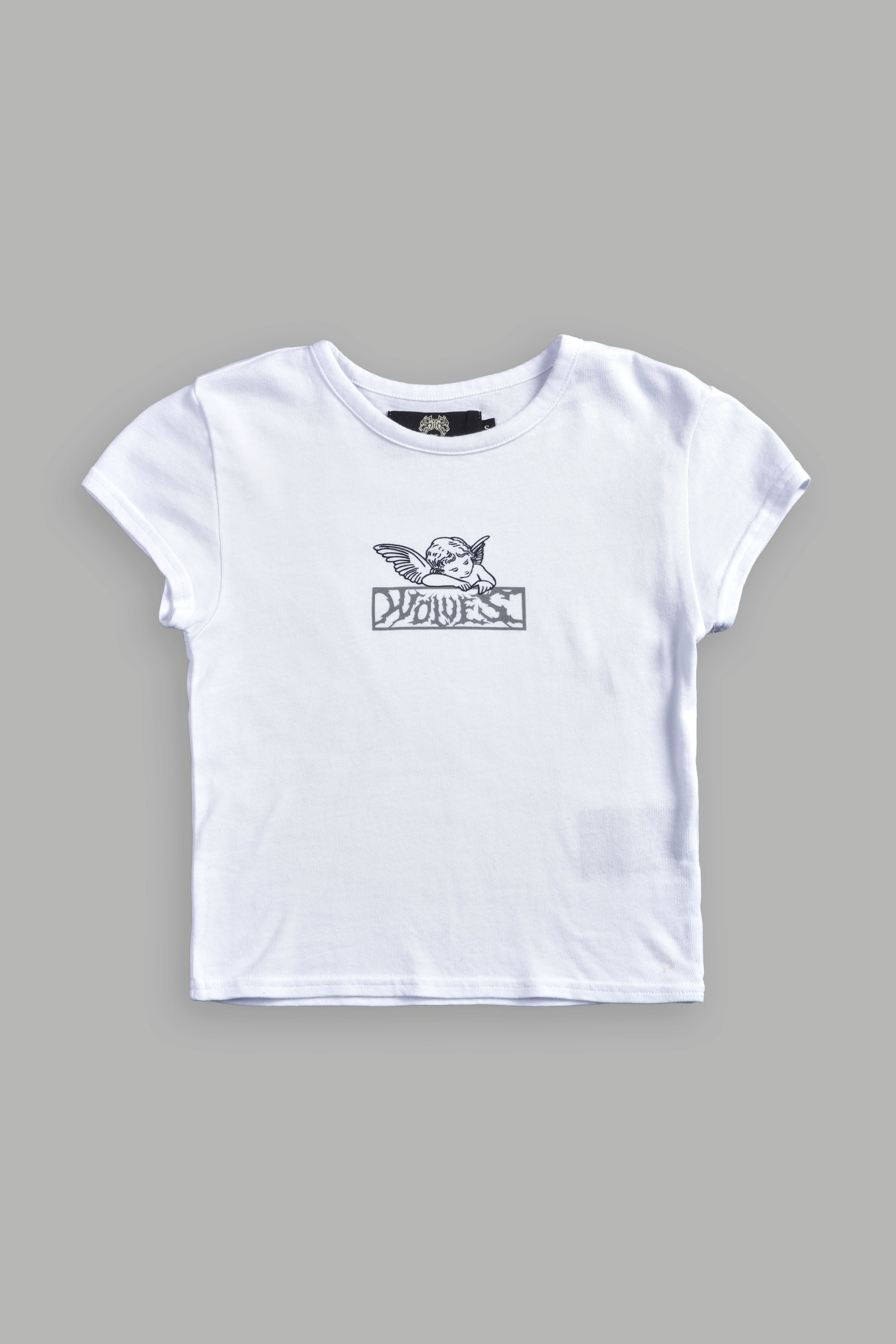 Traces of Heaven "Baby" Tee in White