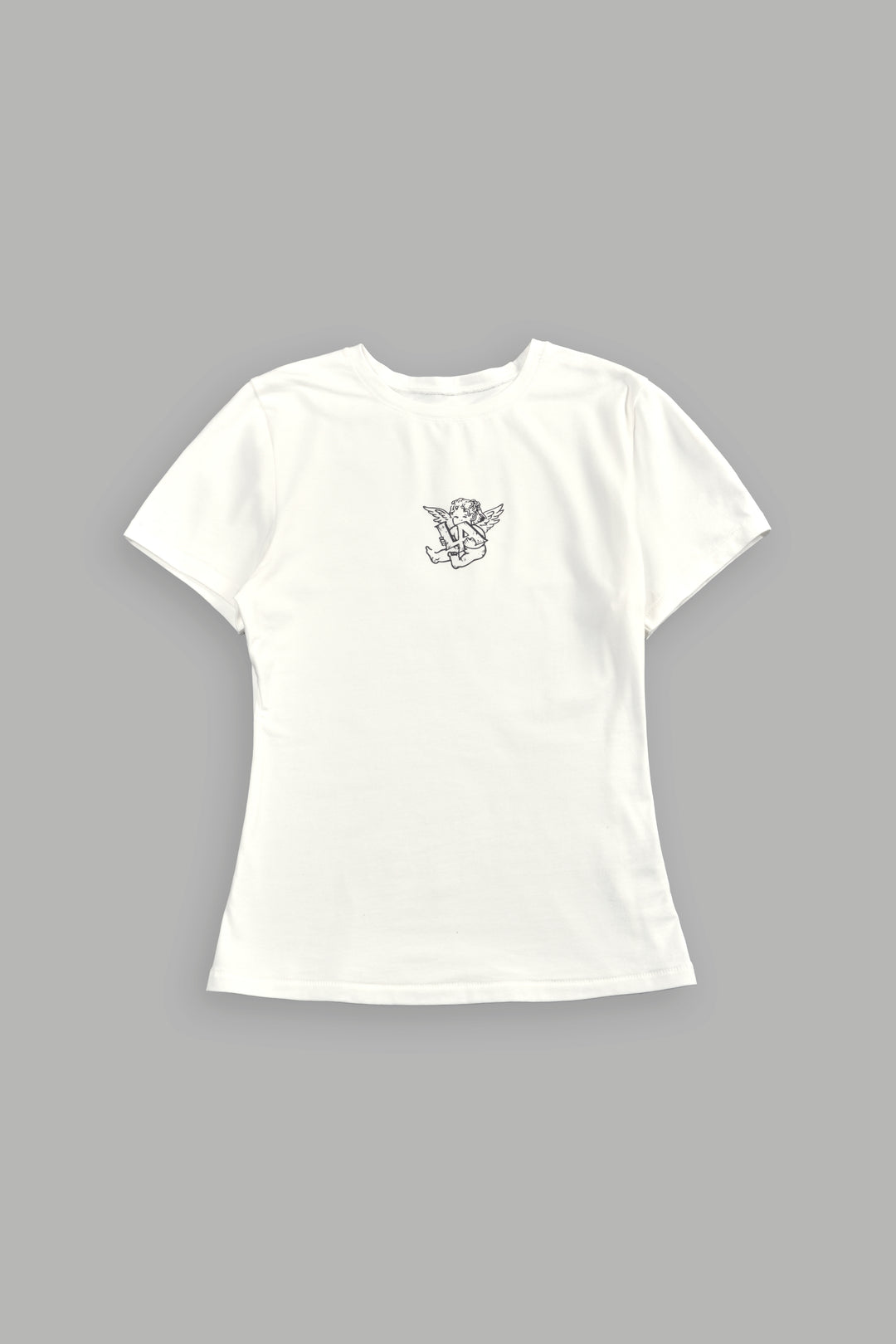 La Cherub Eden Ss Tee in Cream