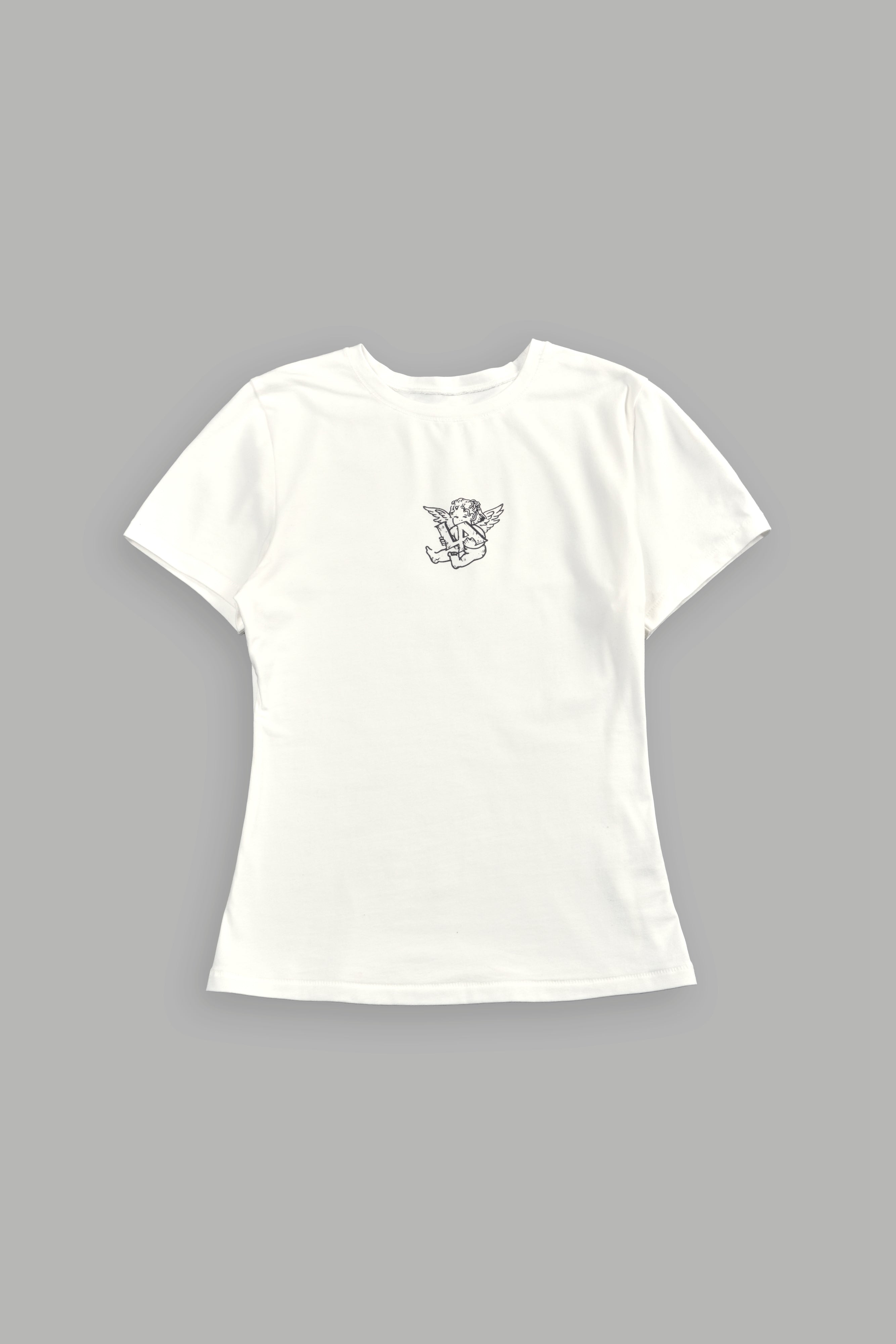 La Cherub Eden Ss Tee in Cream