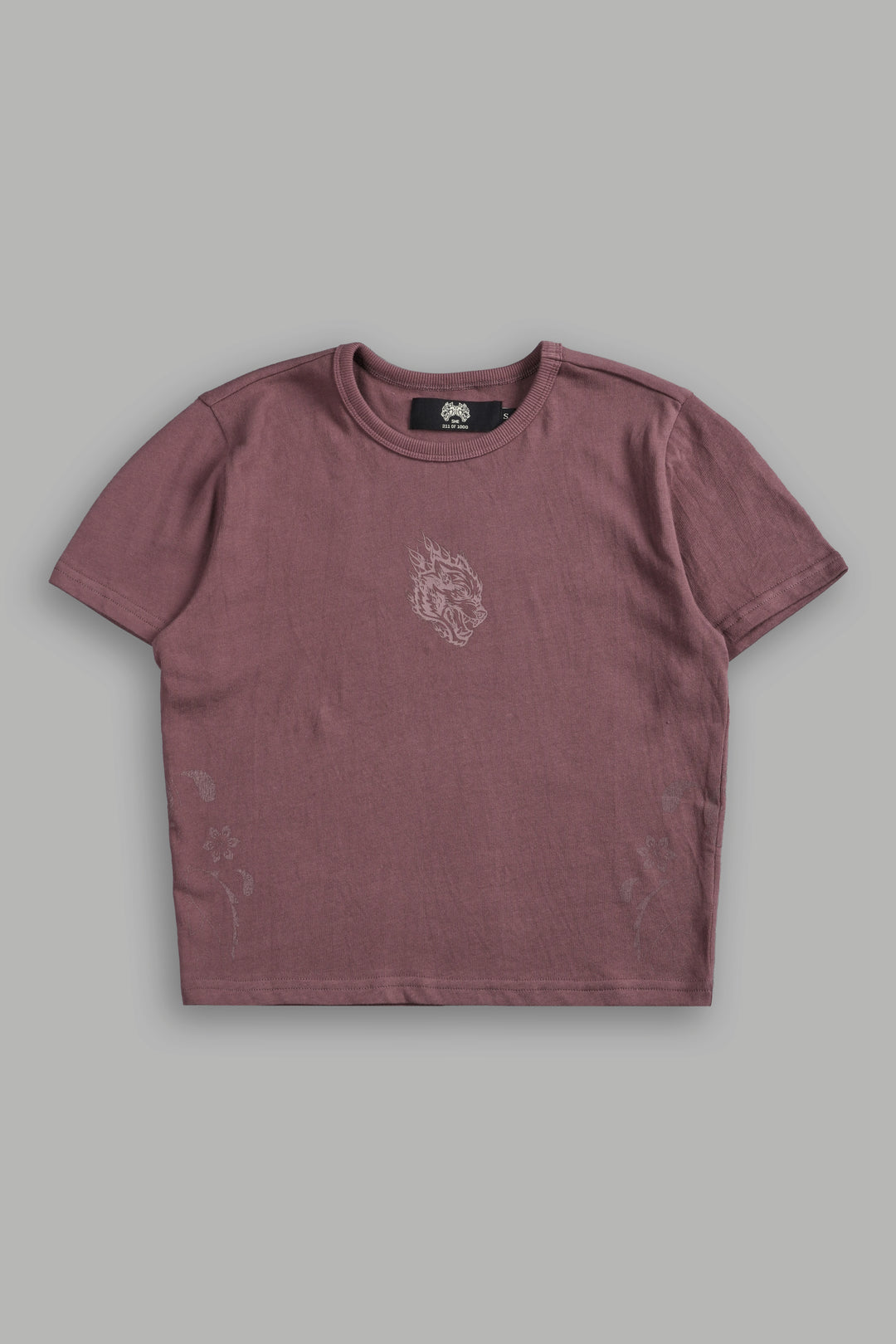 Faded Paisley "Timeless" Tee in Mauve