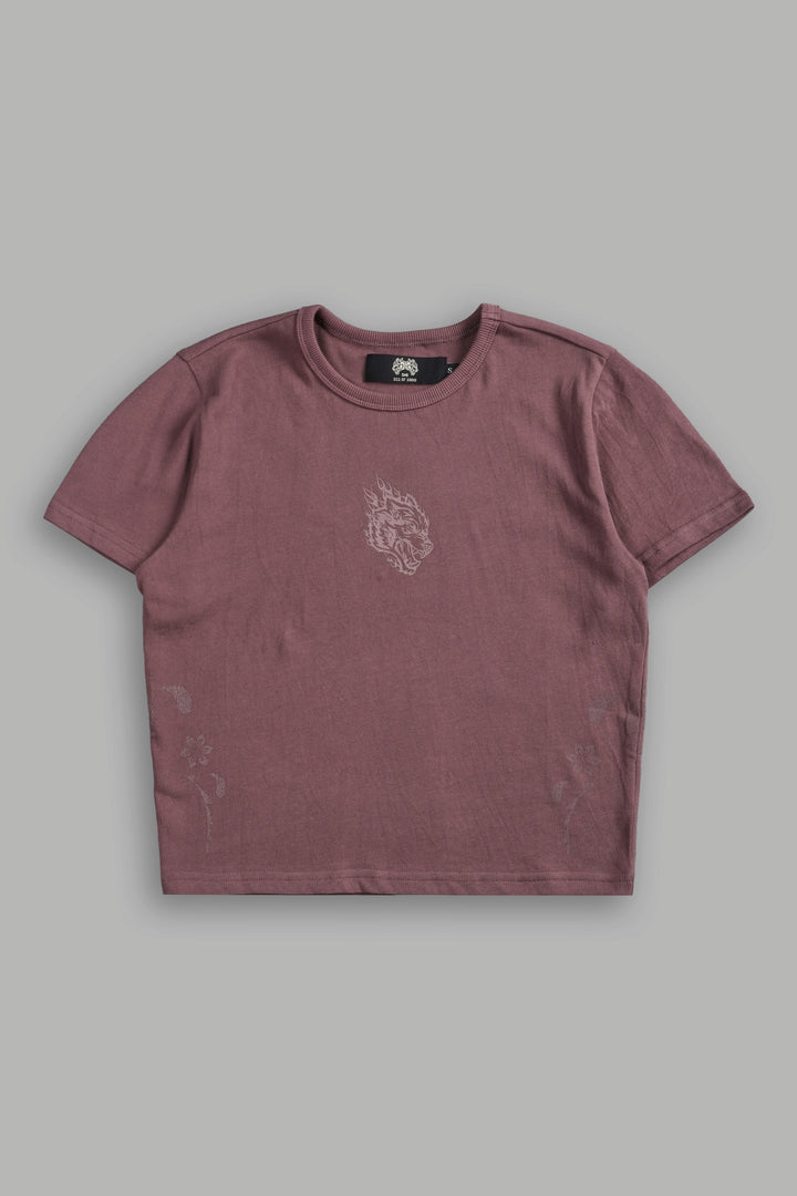 Faded Paisley "Timeless" Tee in Mauve