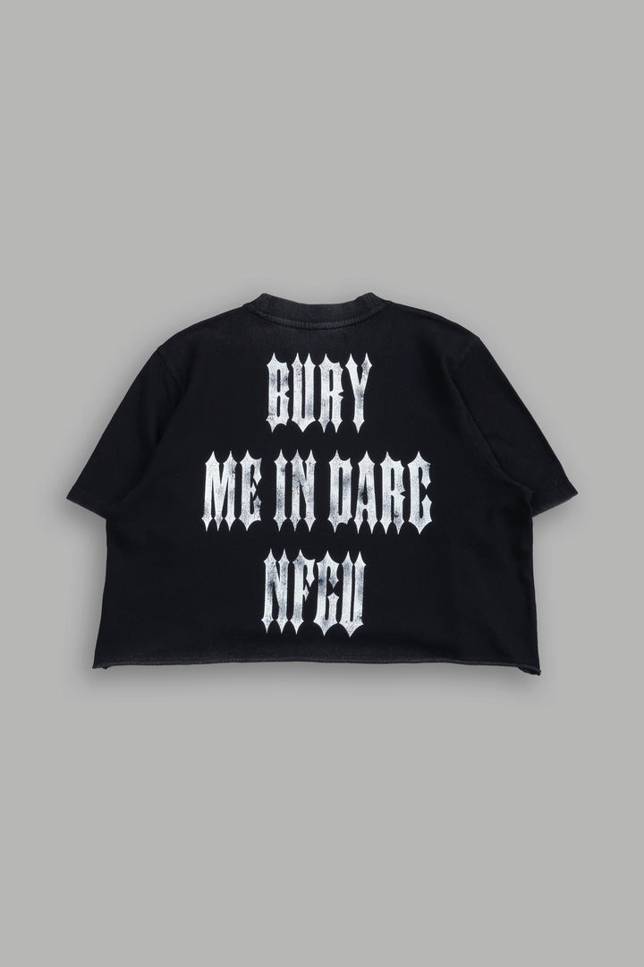 Bury Me In Darc NFGU "Premium" (Cropped) Tee in Black