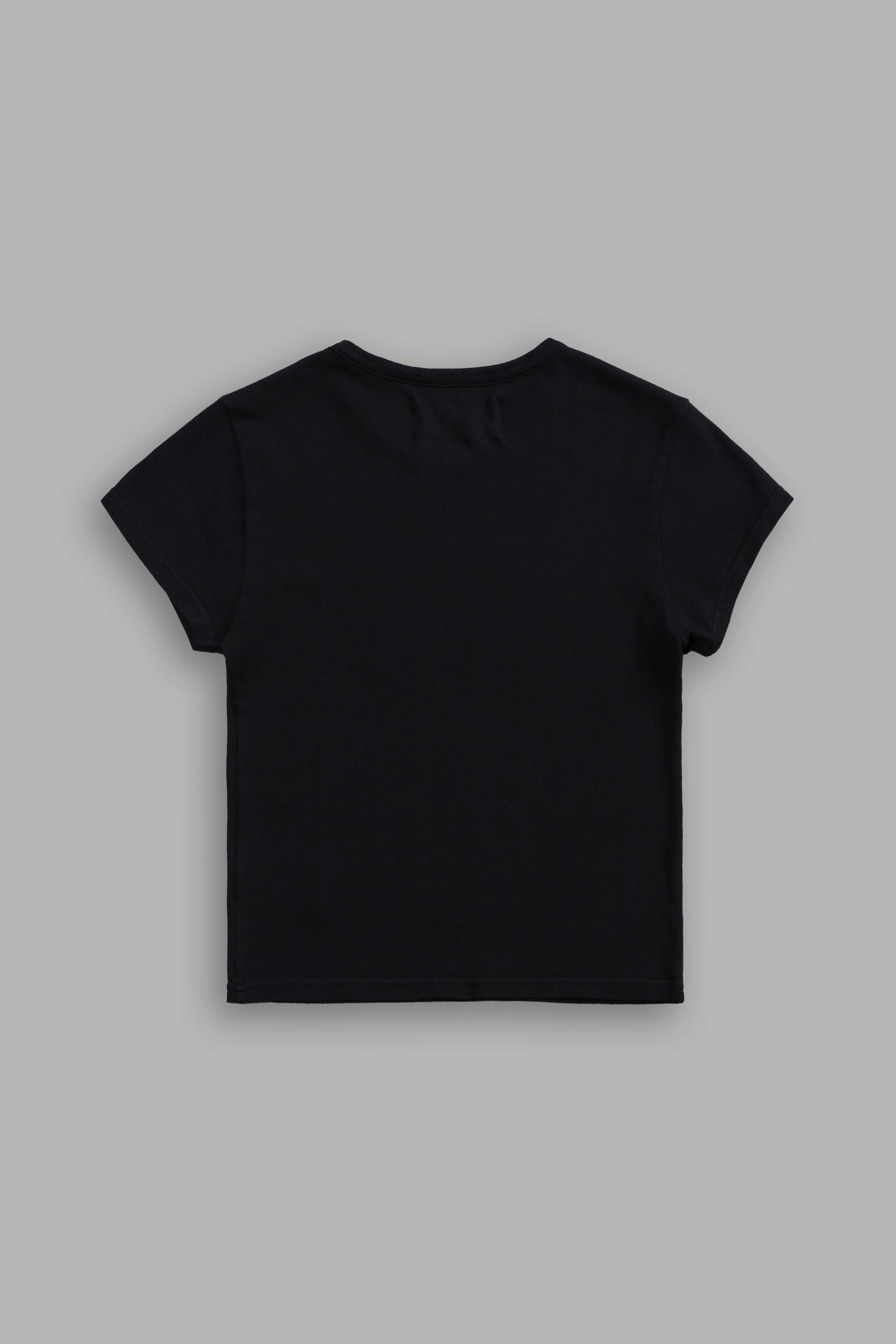 Come To The Dark Side "Baby" Tee in Black