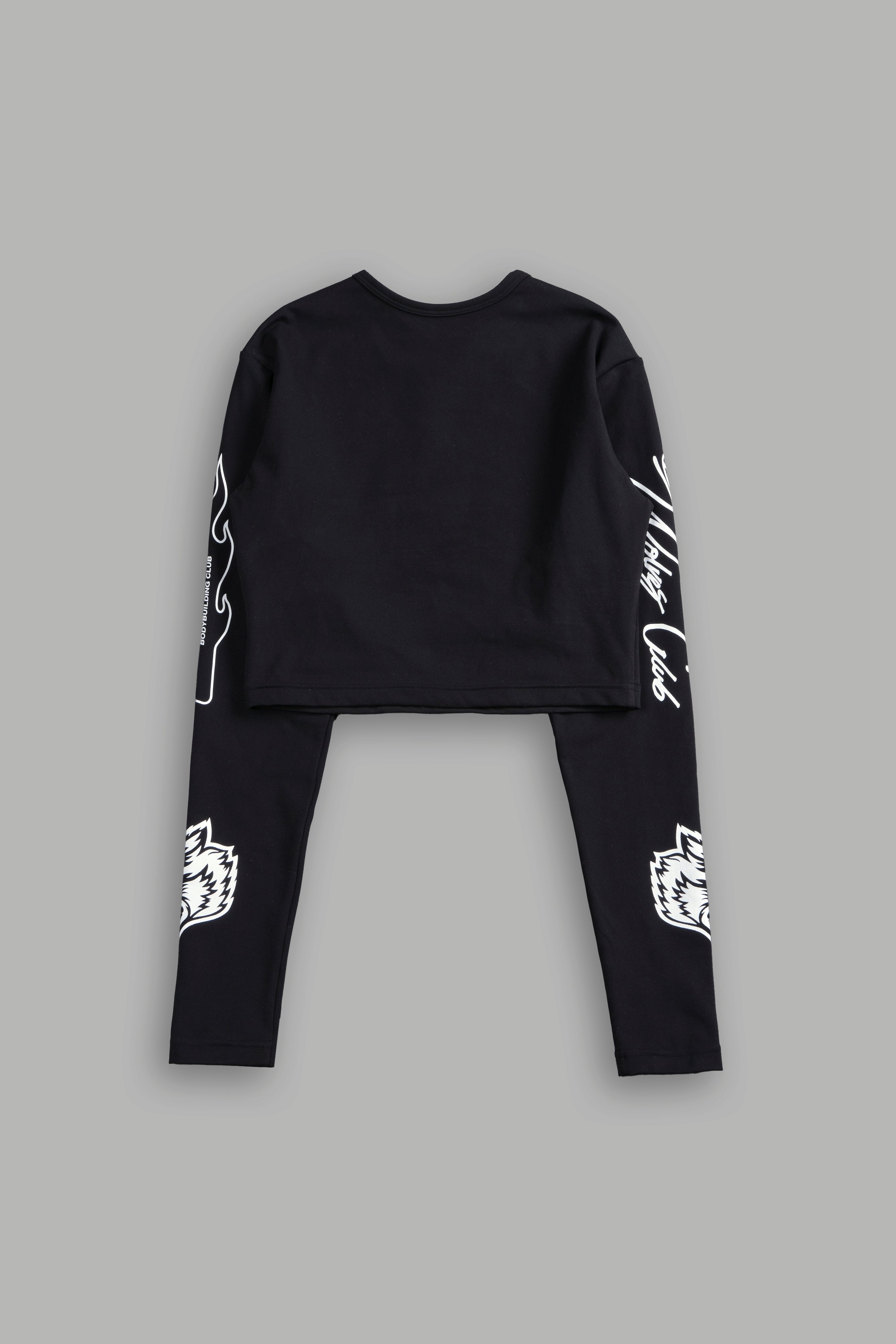 Wolves Hesh Forever L/S "Energy" Top in Black
