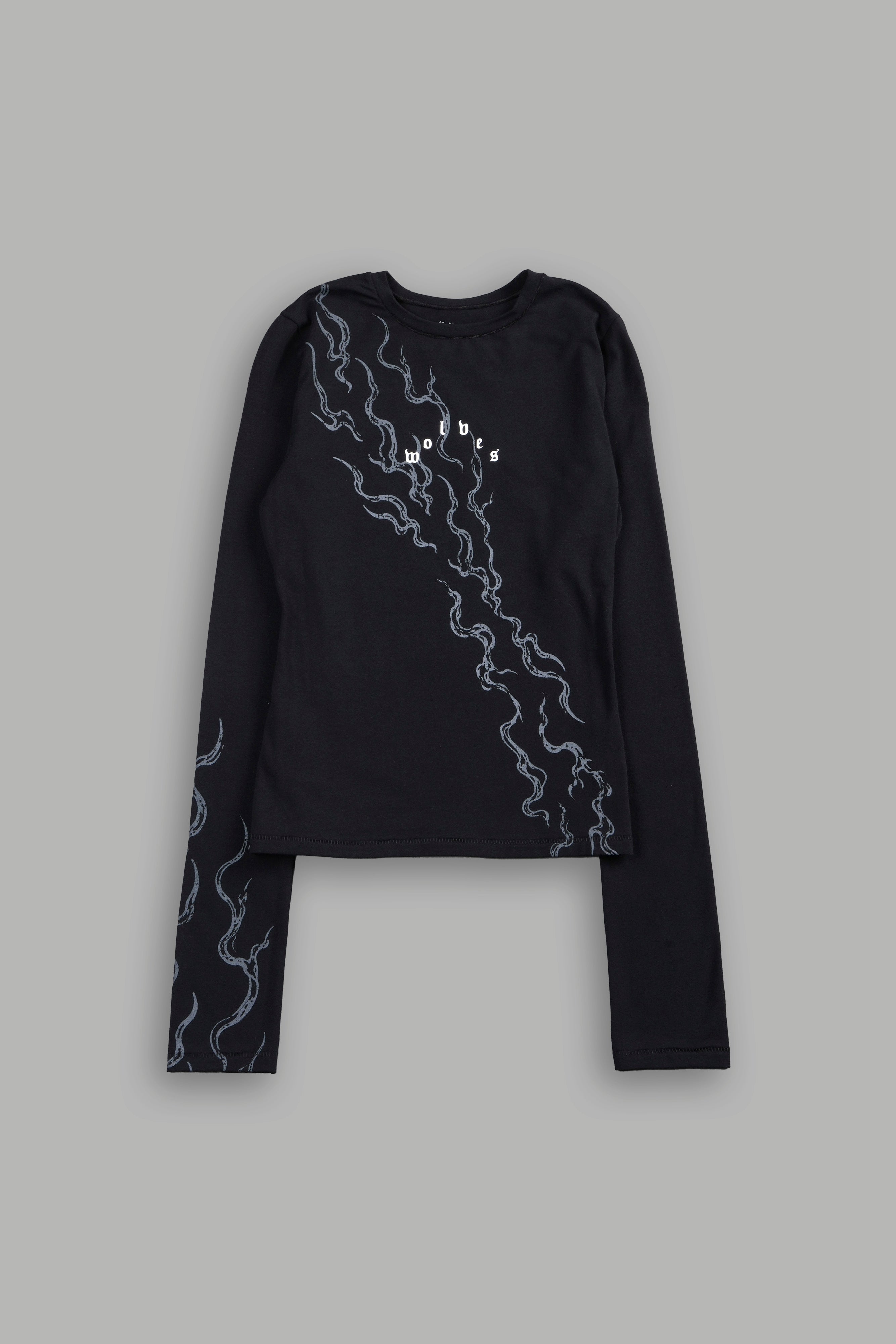 Infernal Pyramid Eden Ls Tee in Black