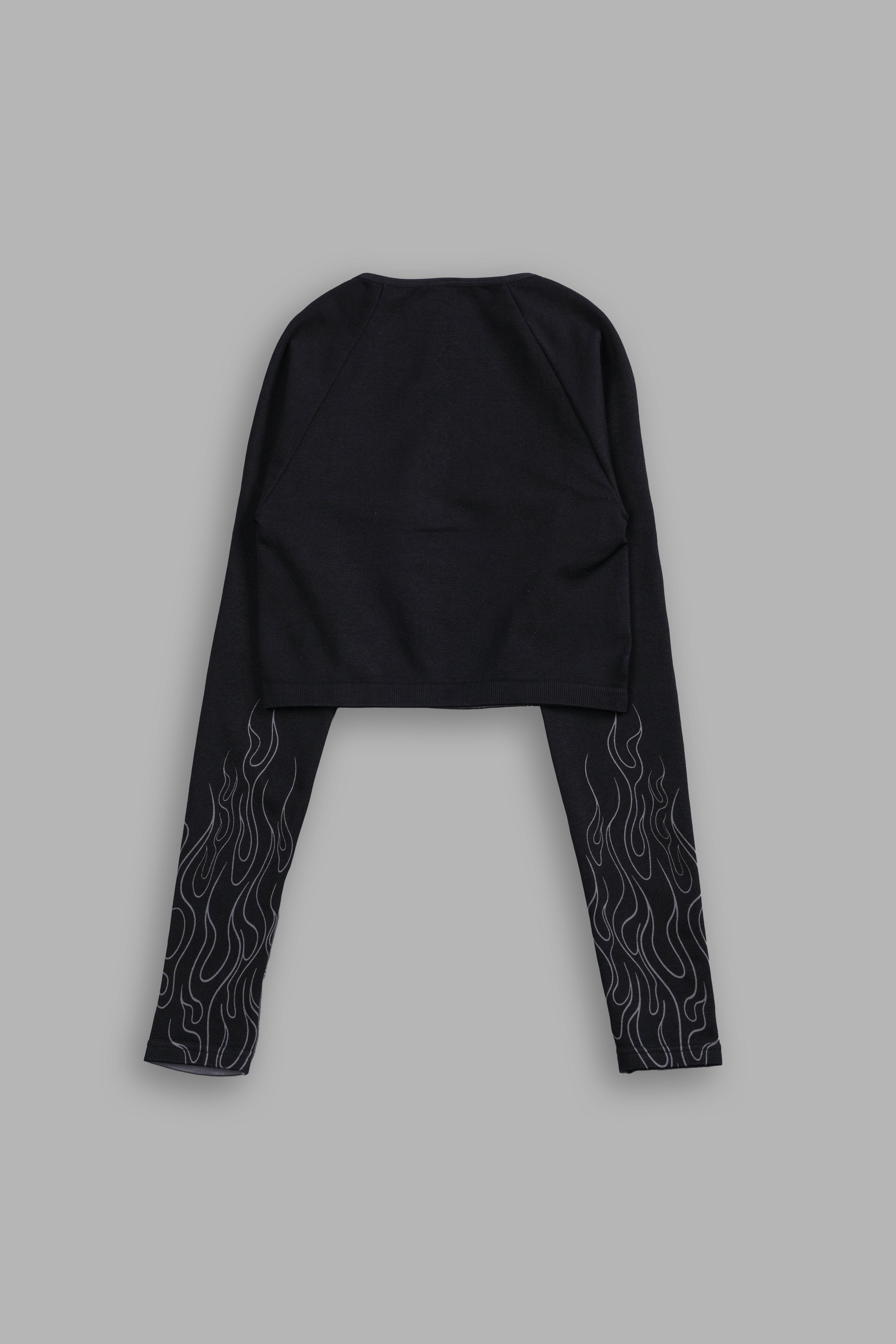 Our Fire "Everson Seamless" Sage L/S Top in Black