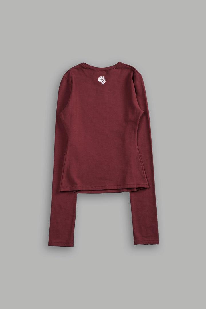 Chopper "Eden" L/S Tee in Oxblood