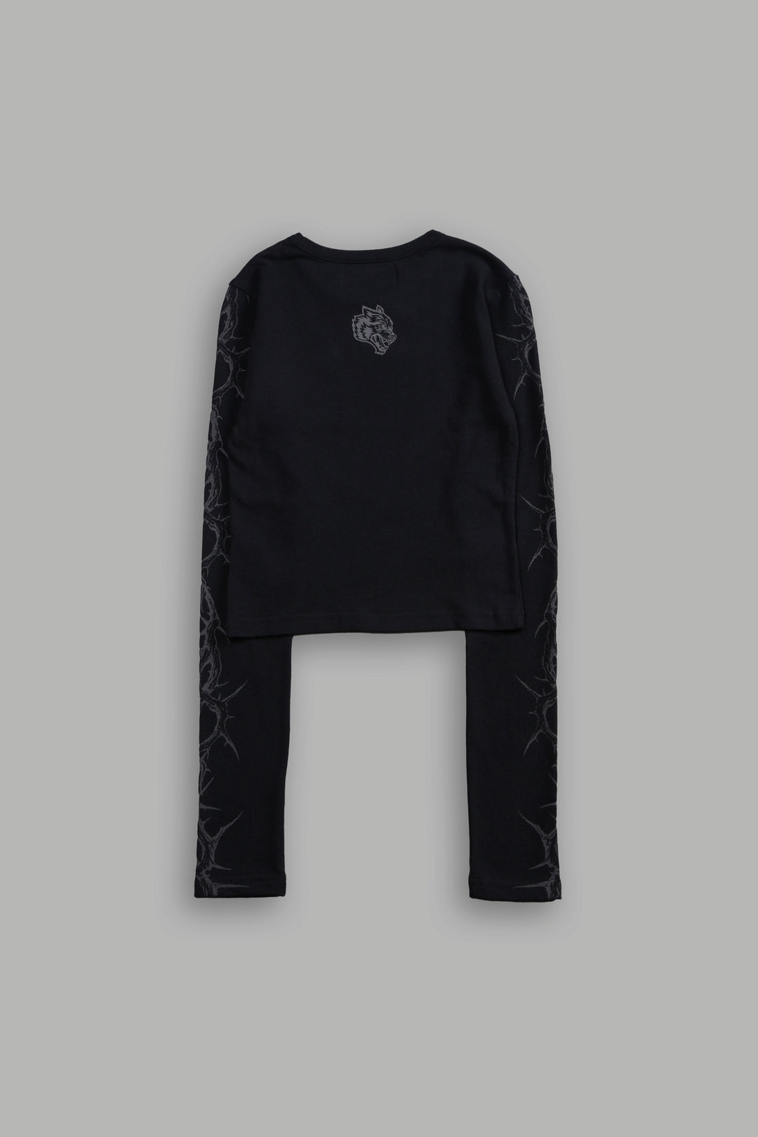 Surrounded by Thorns L/S "Baby" Tee in Black