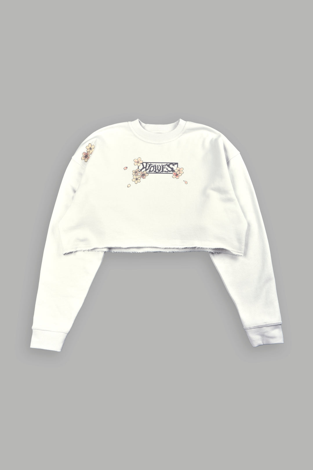Box Sakura Cropped London Crewneck In Stone