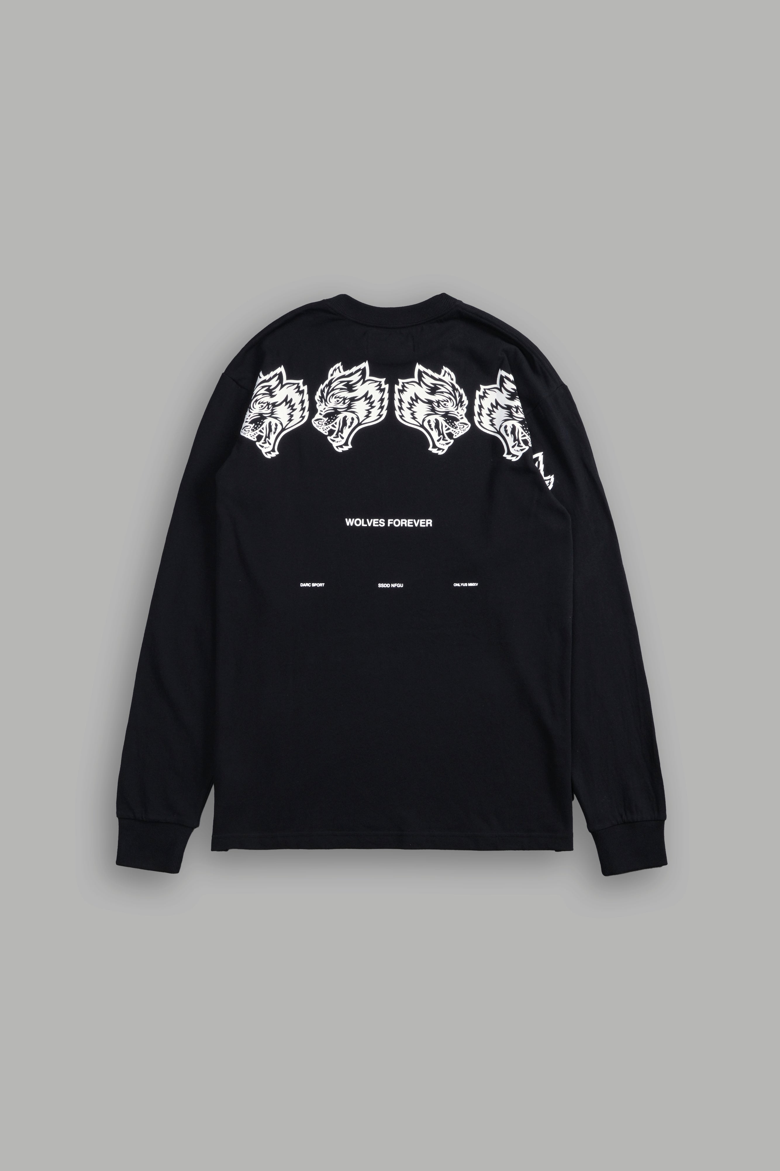 Wolves Have Your Back "Premium" L/S Tee in Black