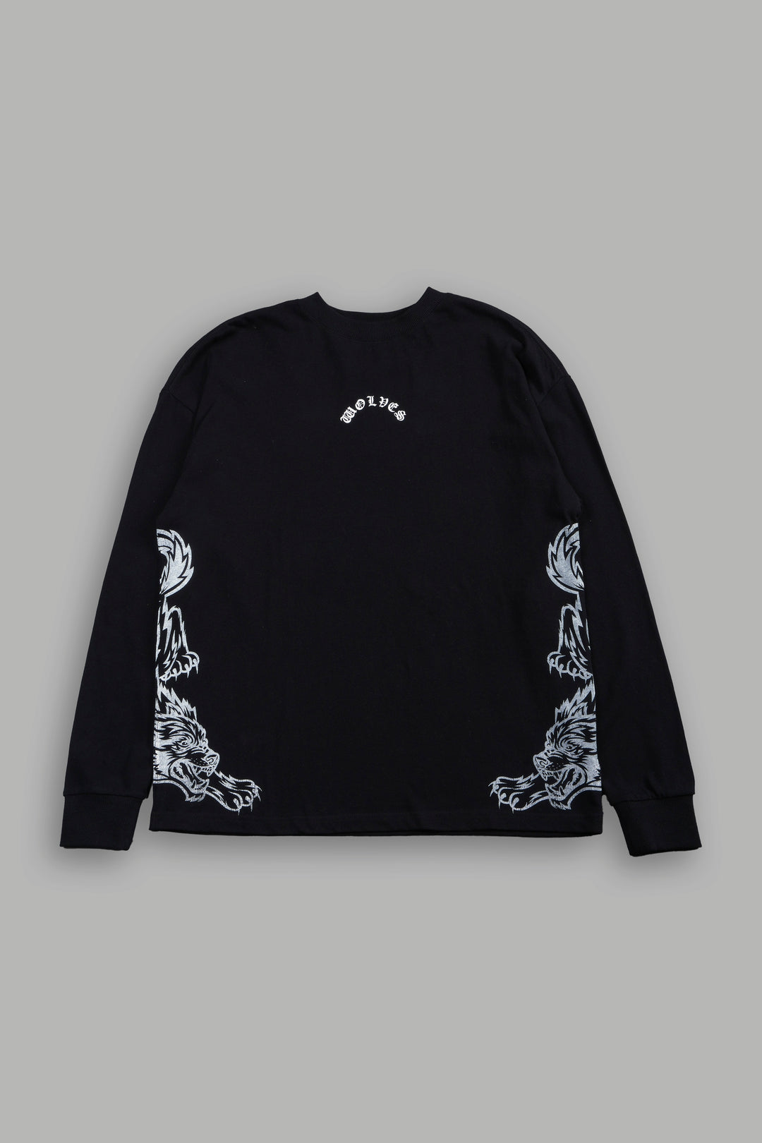 She Wolf Pack Premium Ls Tee In Black