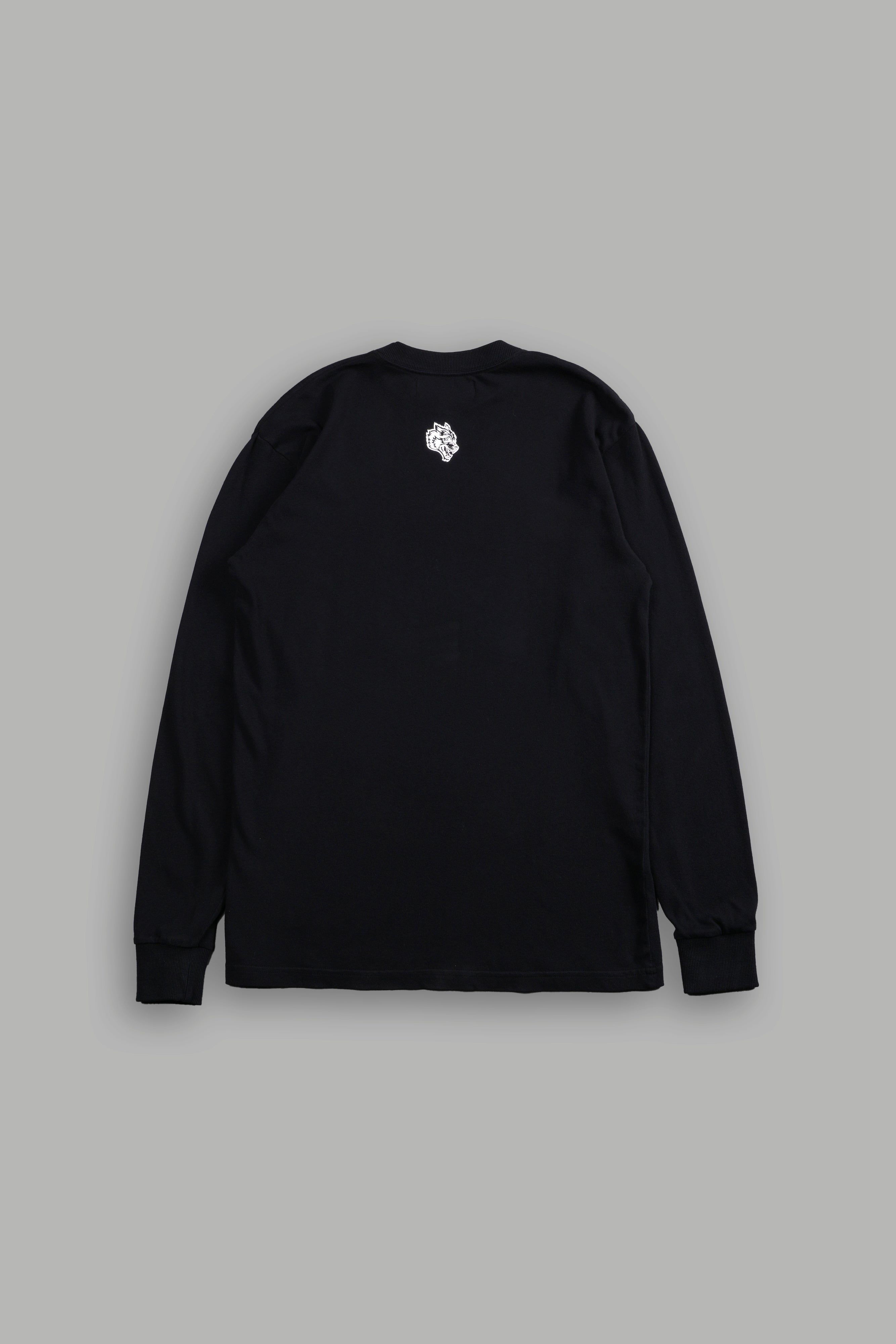 Chopper Wolf "Premium" L/S Tee in Black