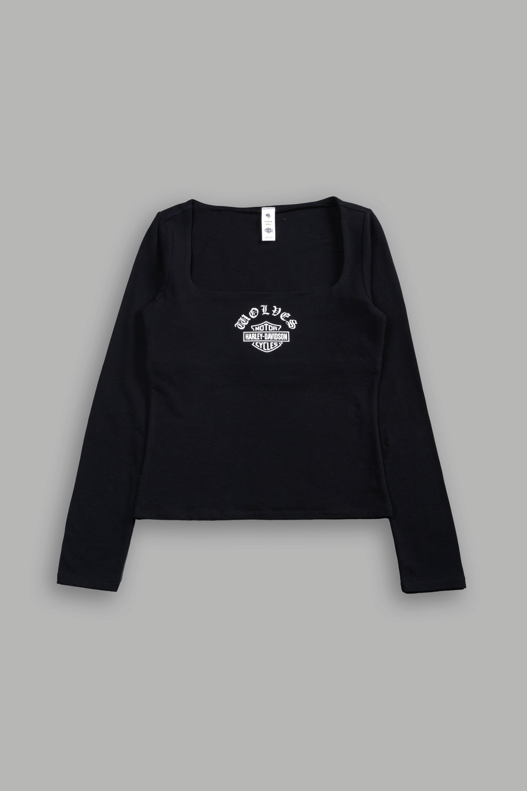 H-D Chopper Solay Eden Squareneck Ls in Black