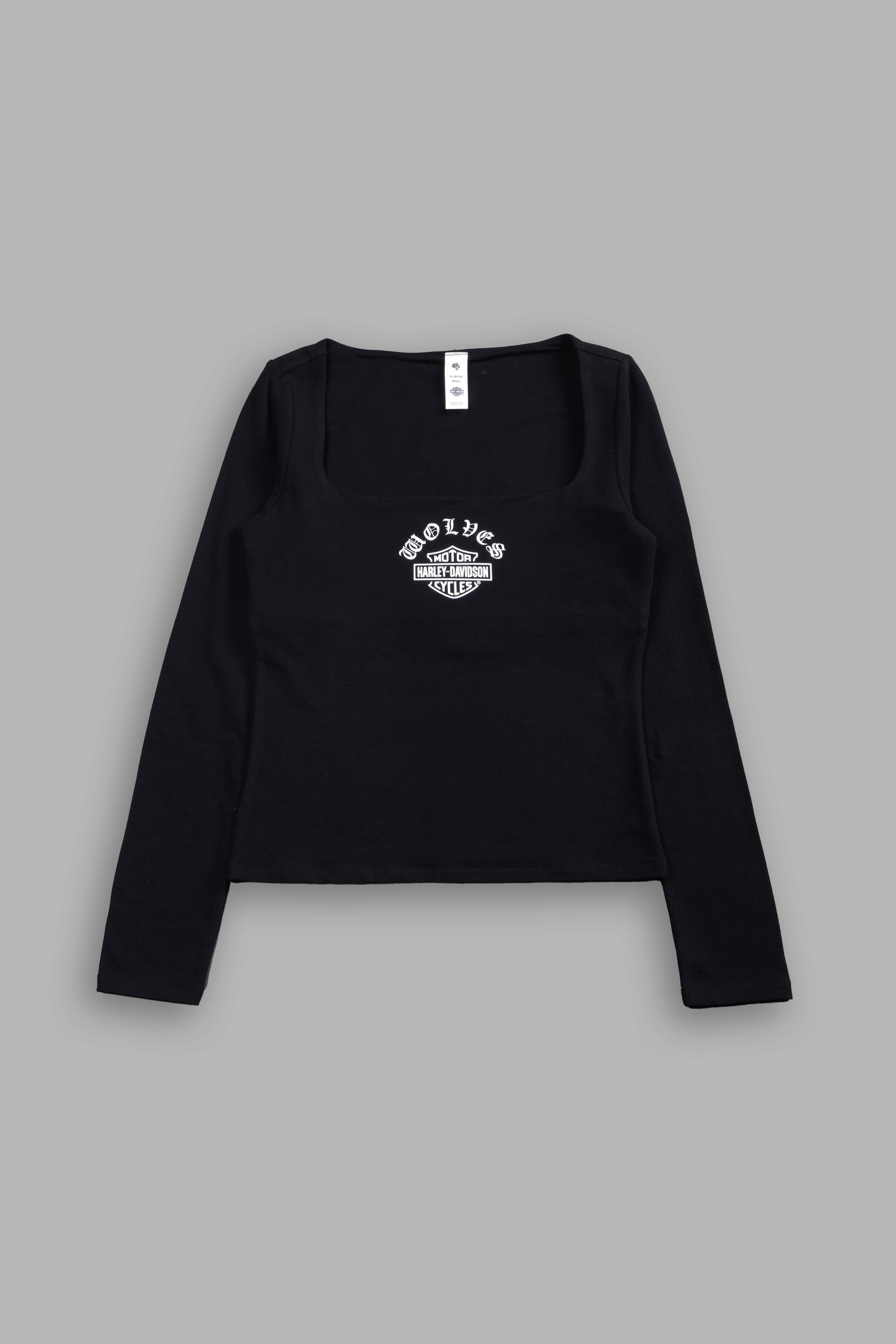 H-D Chopper Solay Eden Squareneck Ls in Black