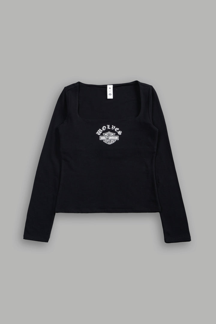 H-D Chopper Solay Eden Squareneck Ls in Black