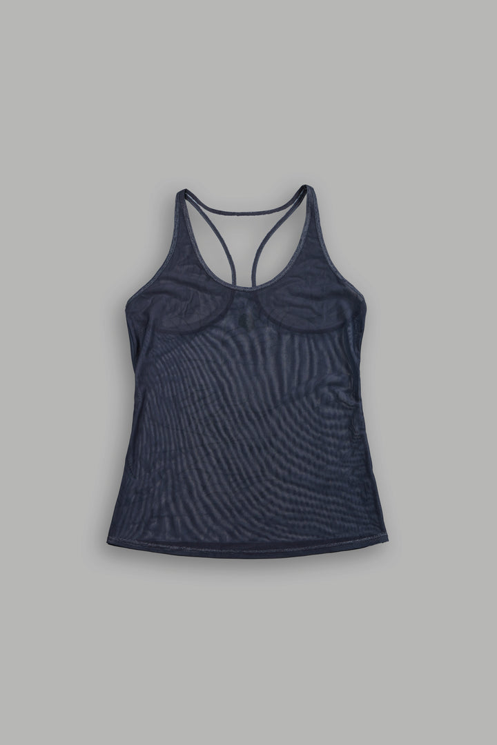 Nocturne Web Simone Mesh Tank in Black