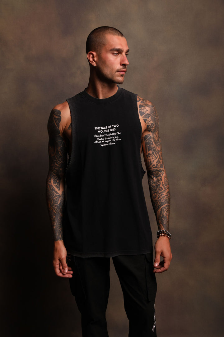 Balance "Tommy" Muscle Tee in Black