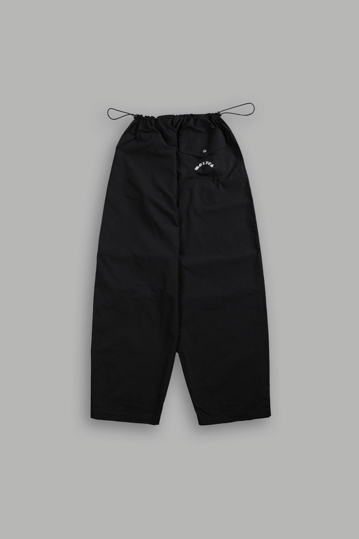 Dual Wolf Chopper Hacker Pants V2 in Black