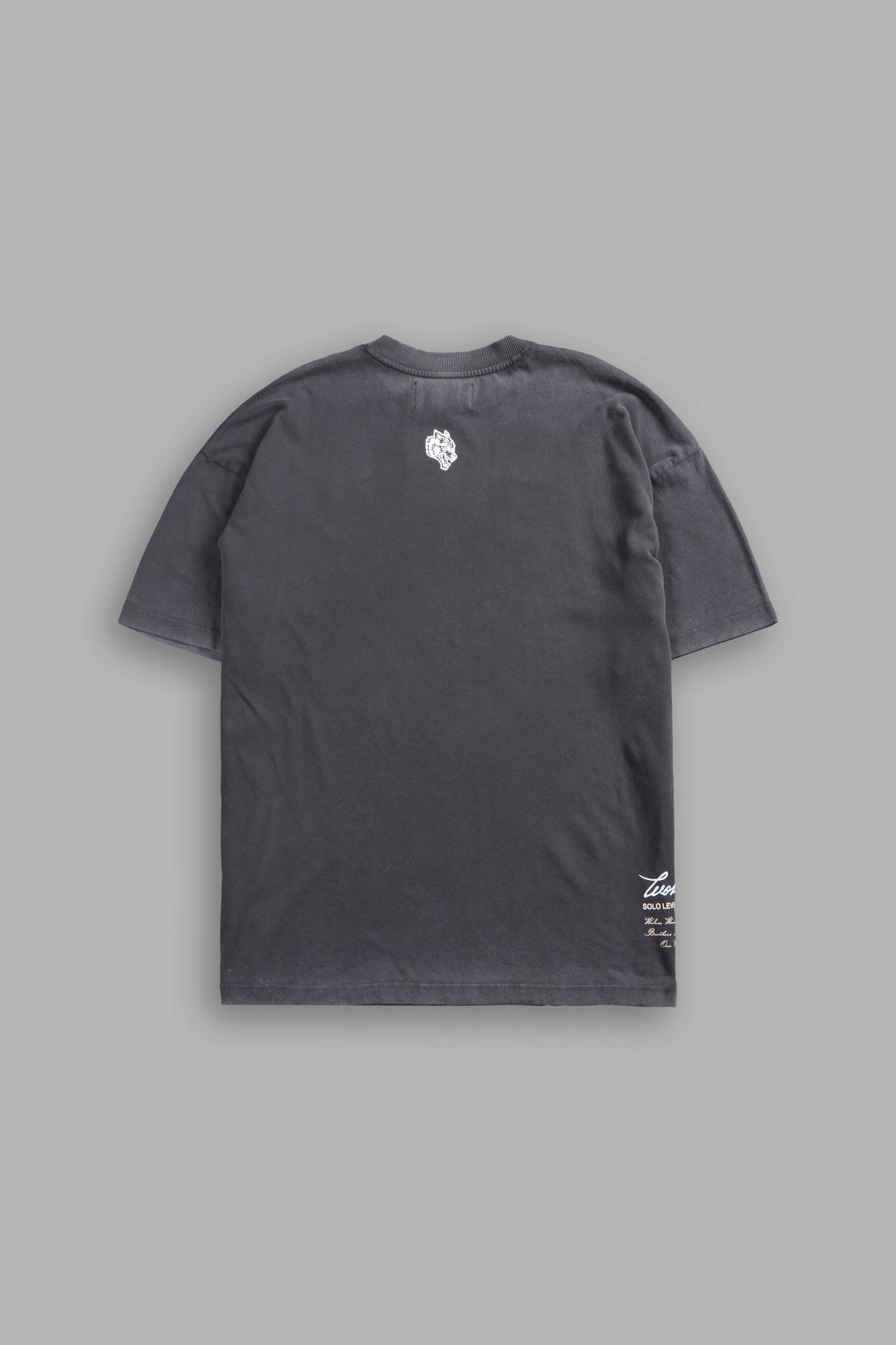 Igris Ascends Premium Oversized Tee in Wolf Gray