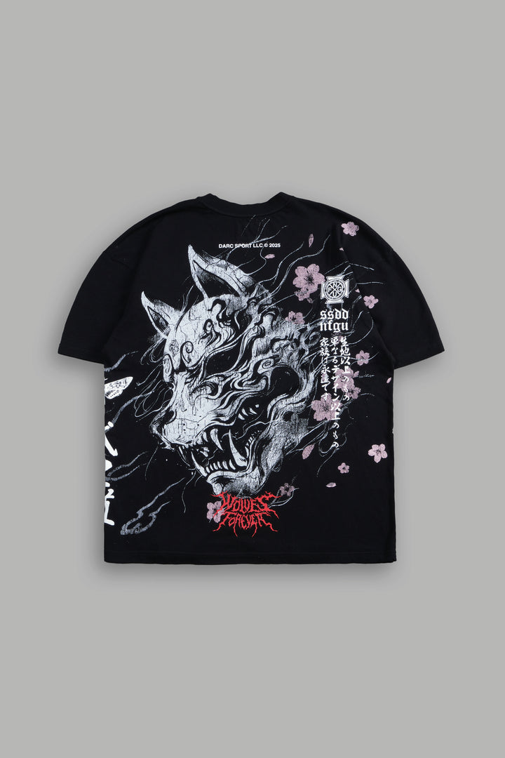 Darc Kitsune "Side By Side" Series Premium Tee in Black