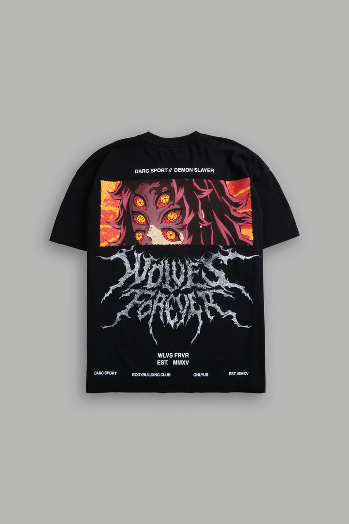 Upper Moon 1 "Premium" Oversized Tee in Black